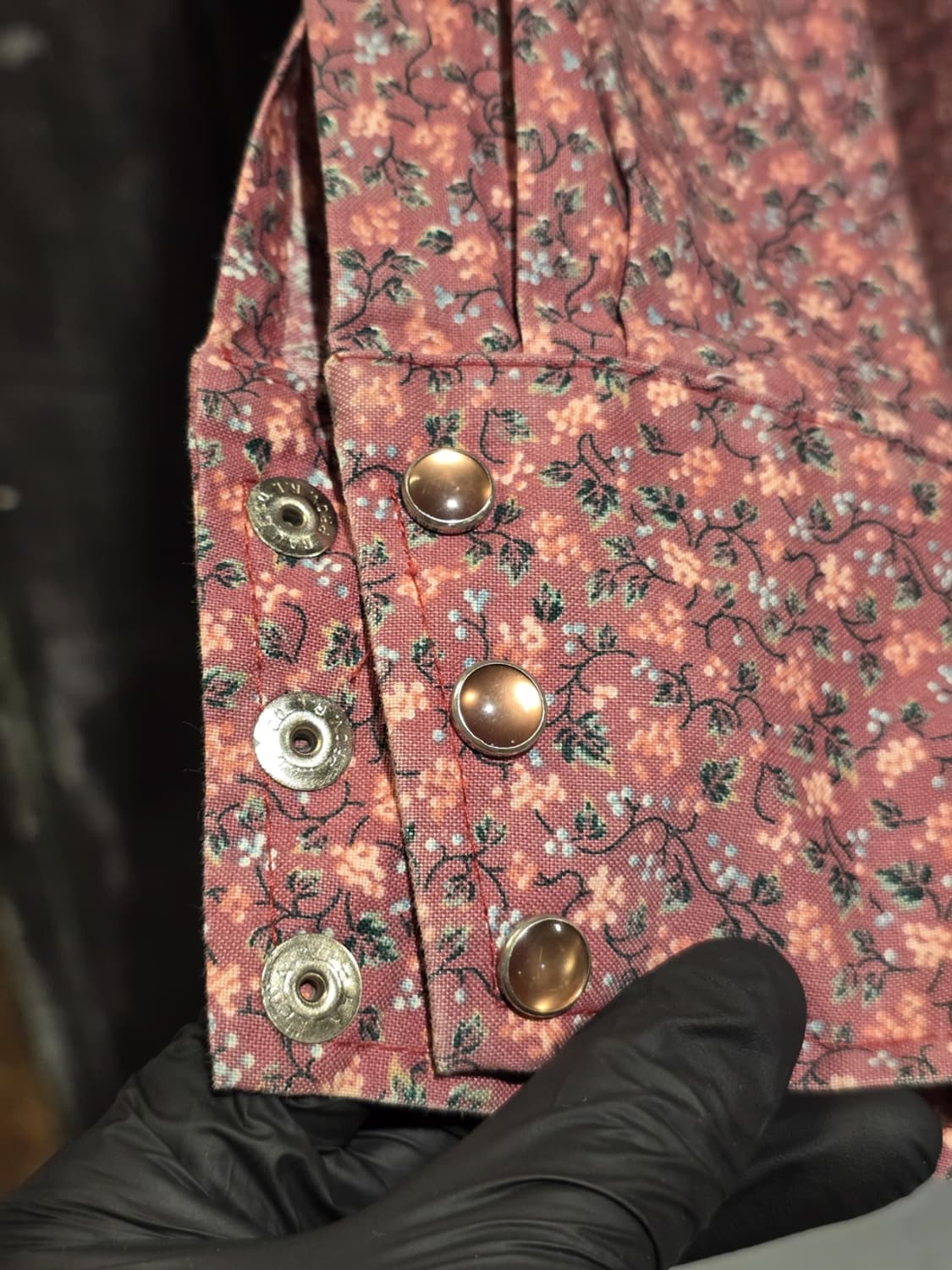 70s Floral Western Shirt / made in U.S.A 상품이미지3