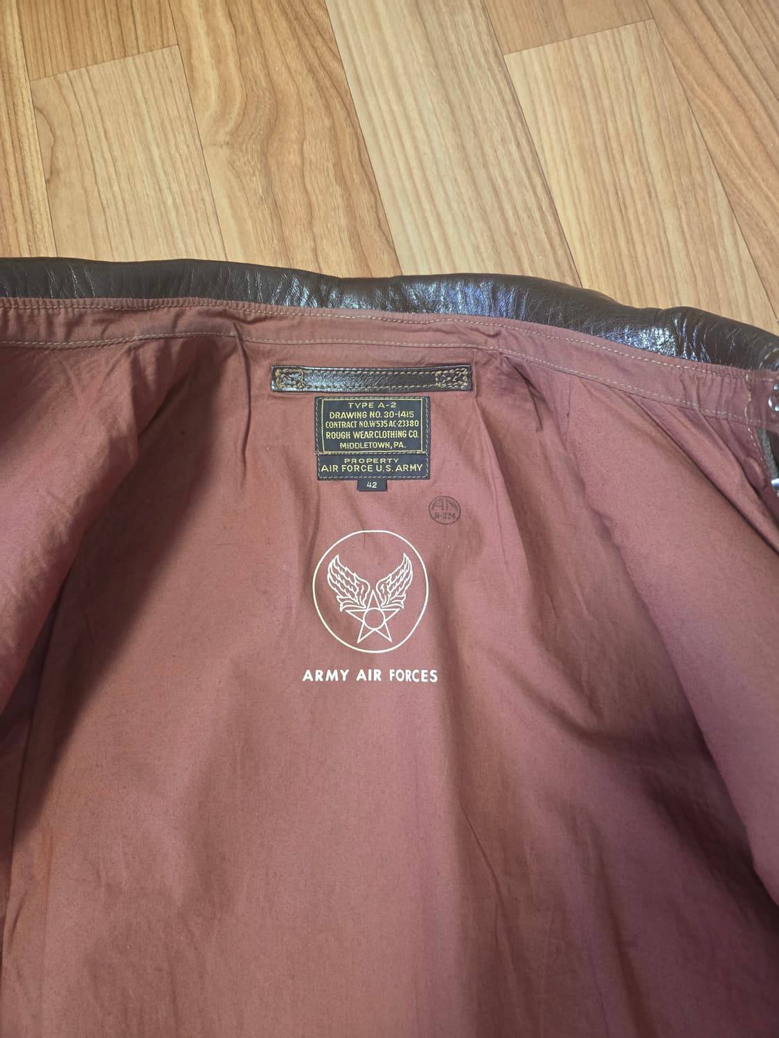 버즈릭슨 A-2 러프웨어 42 size 상품이미지4