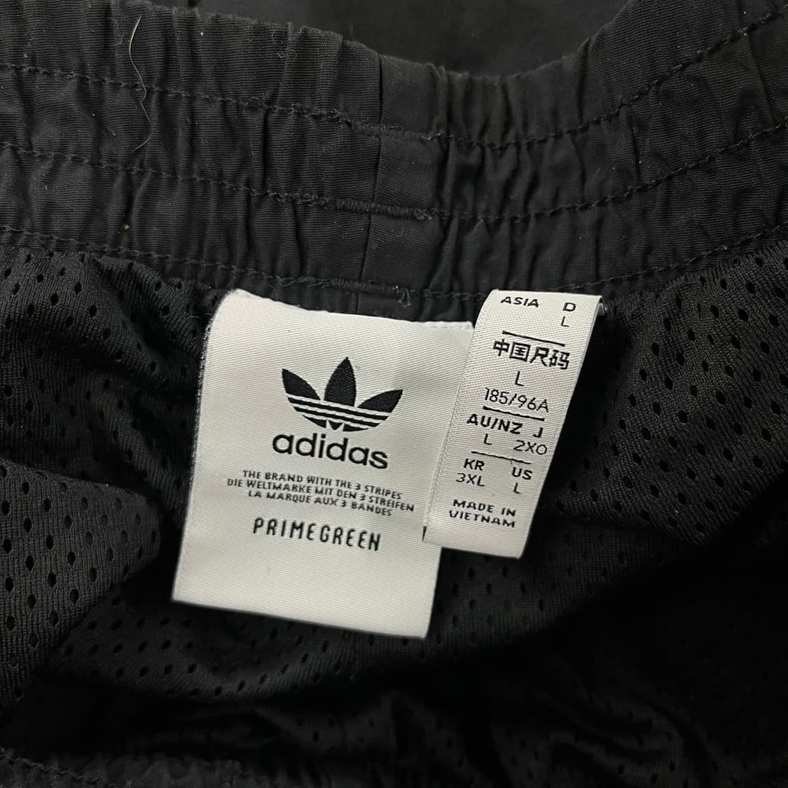 [정품/3XL] 아디다스 삼선 트레이닝 바지 블랙 b18 상품이미지4