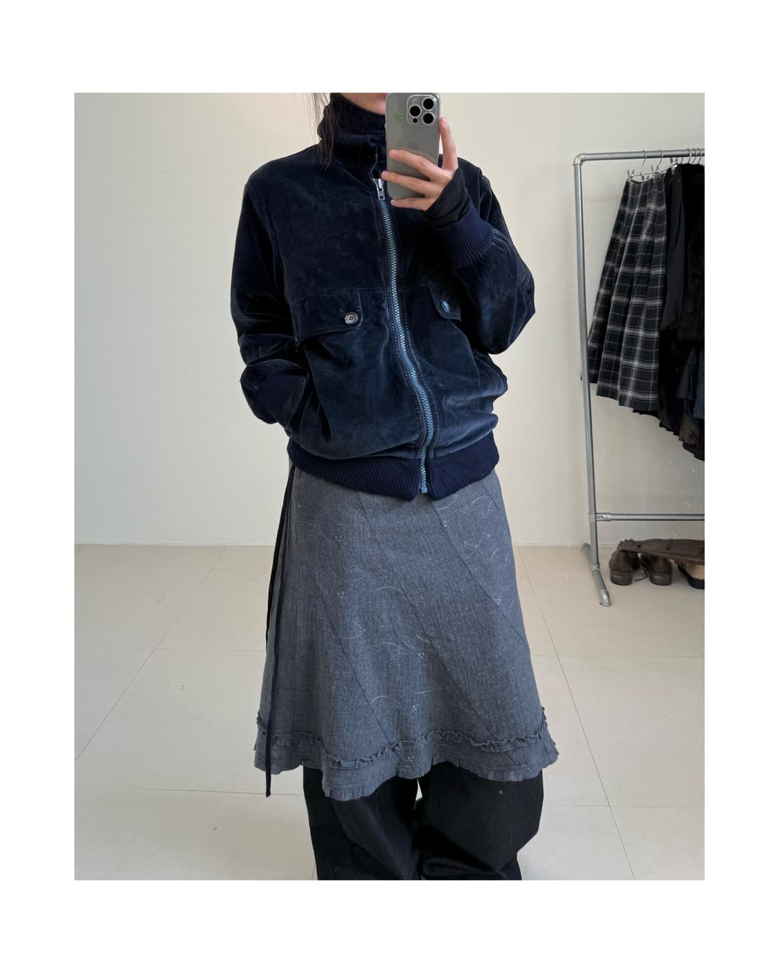 빈티지 벨벳 자켓 상품이미지1