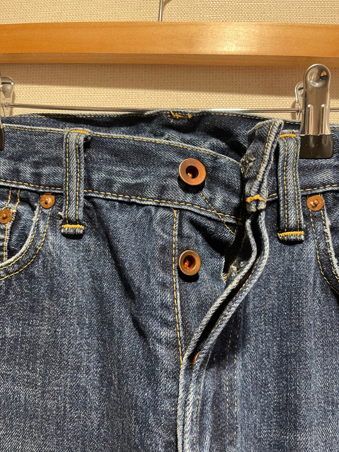 브라나보인(Bru na boinne) 셀비지 데미지 컷팅진 L 상품이미지2