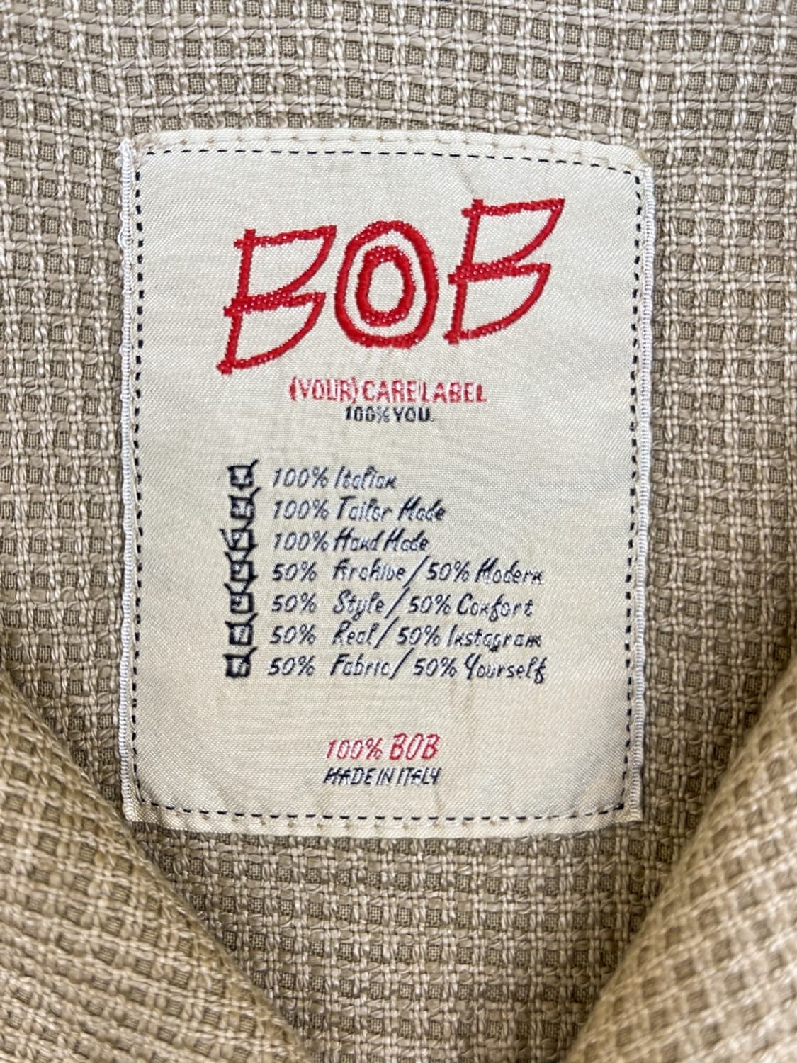 Bob 핸드메이드 린넨 와플 자켓 상품이미지7