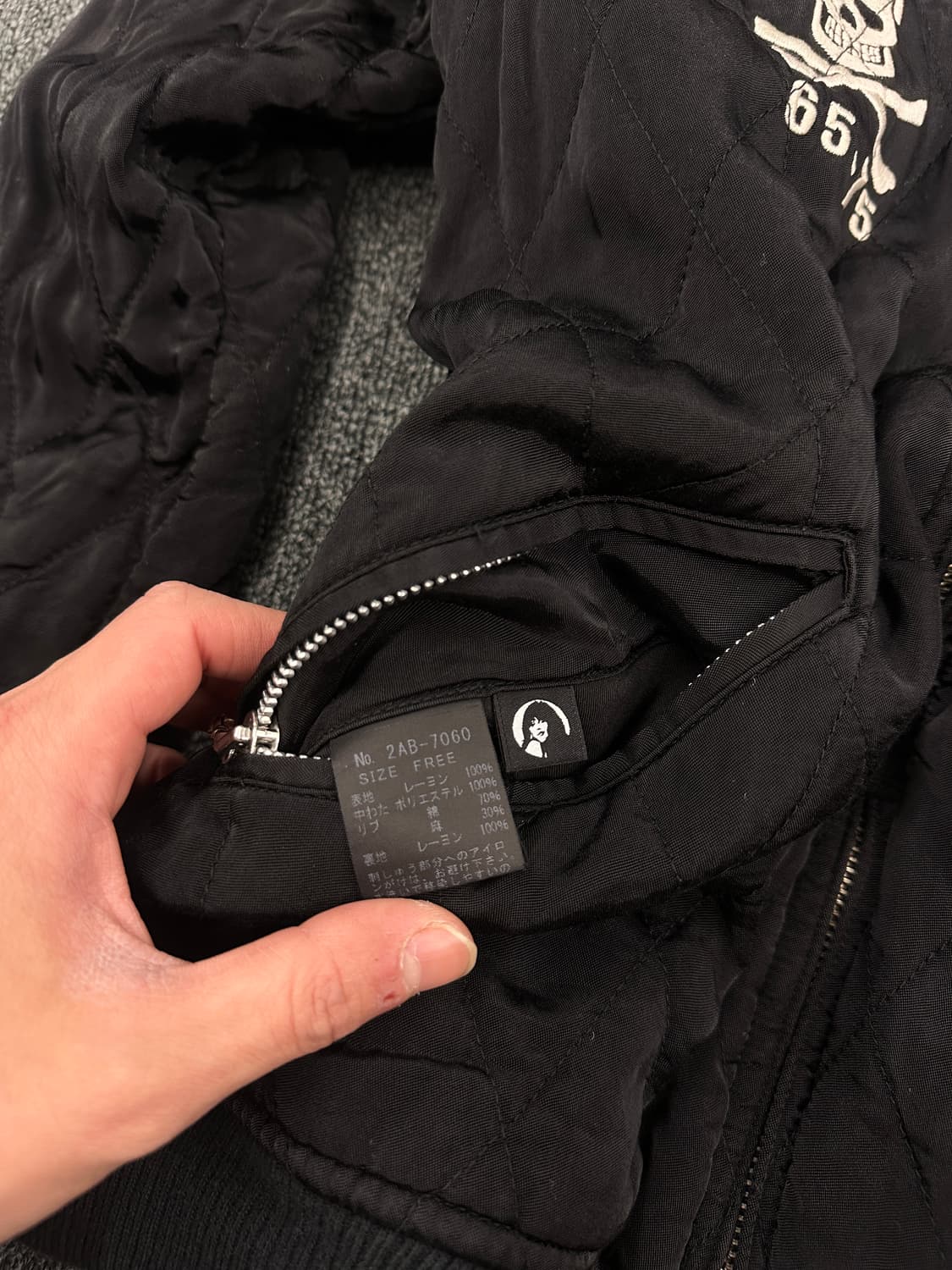 히스테릭 글래머 리버시블 스컬 블랙 스카쟌 스카잔 상품이미지8