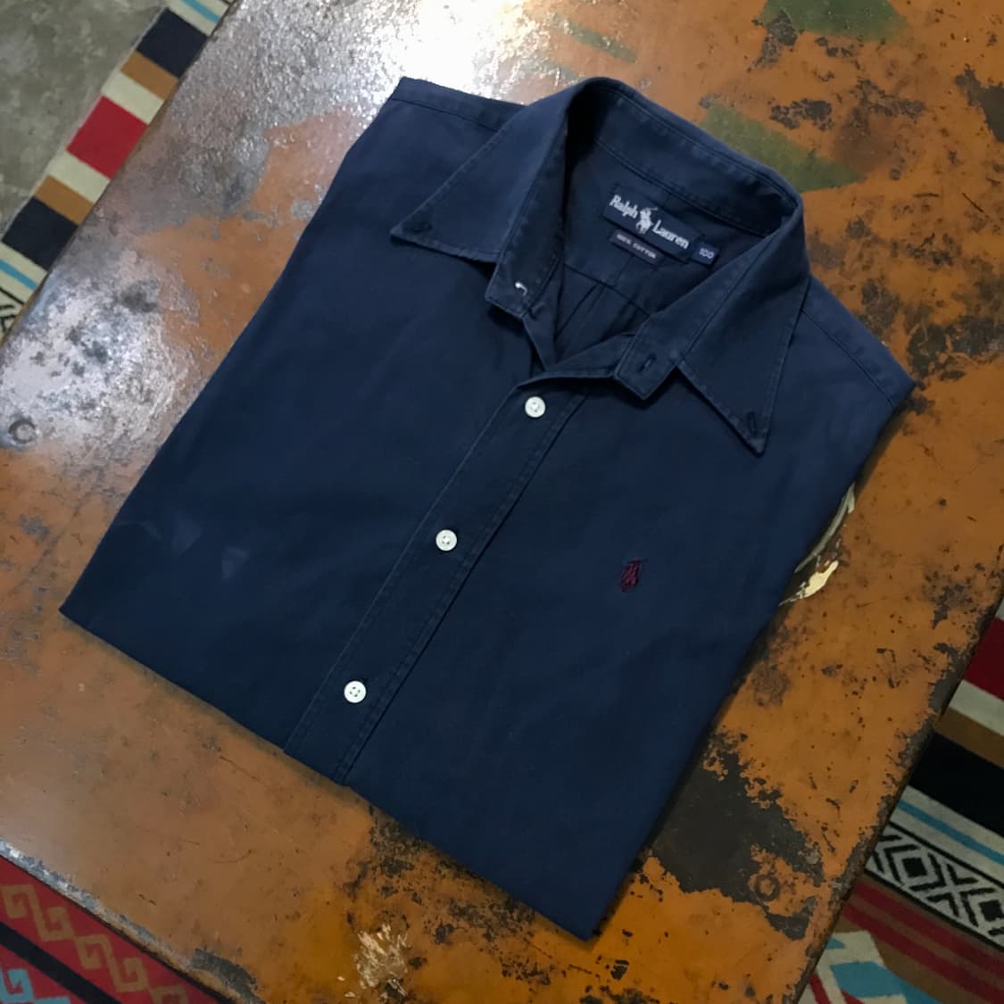 폴로랄프로렌 에이징 네이비 긴팔 셔츠 남성 105  상품이미지1