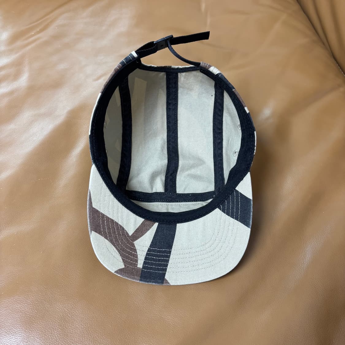 슈프림 캠프캡 모자 박스로고 워시드 카모 탄 상품이미지6