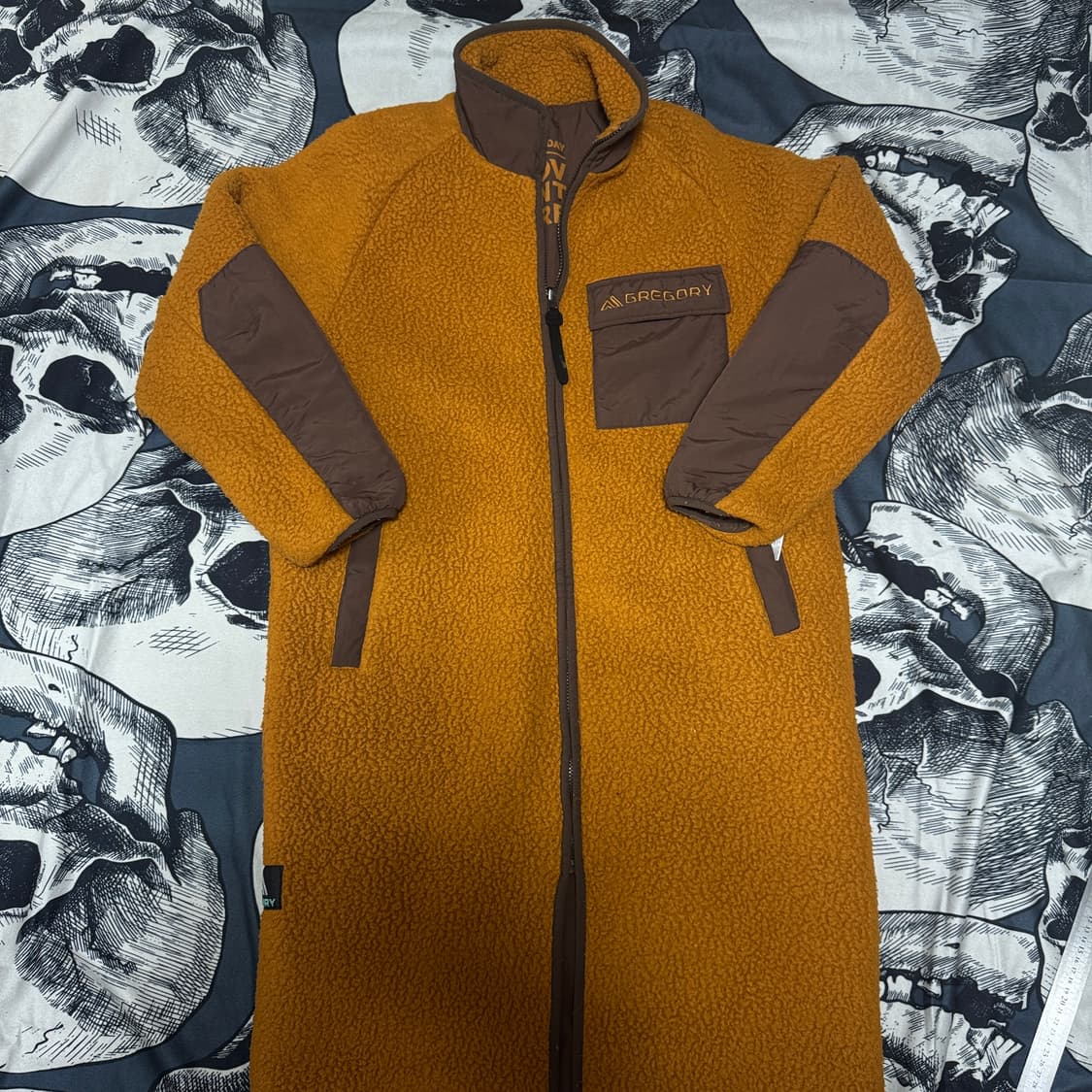 그레고리 뽀글이 양면 롱점퍼 XS사이즈 실착 남성 M 상품이미지3