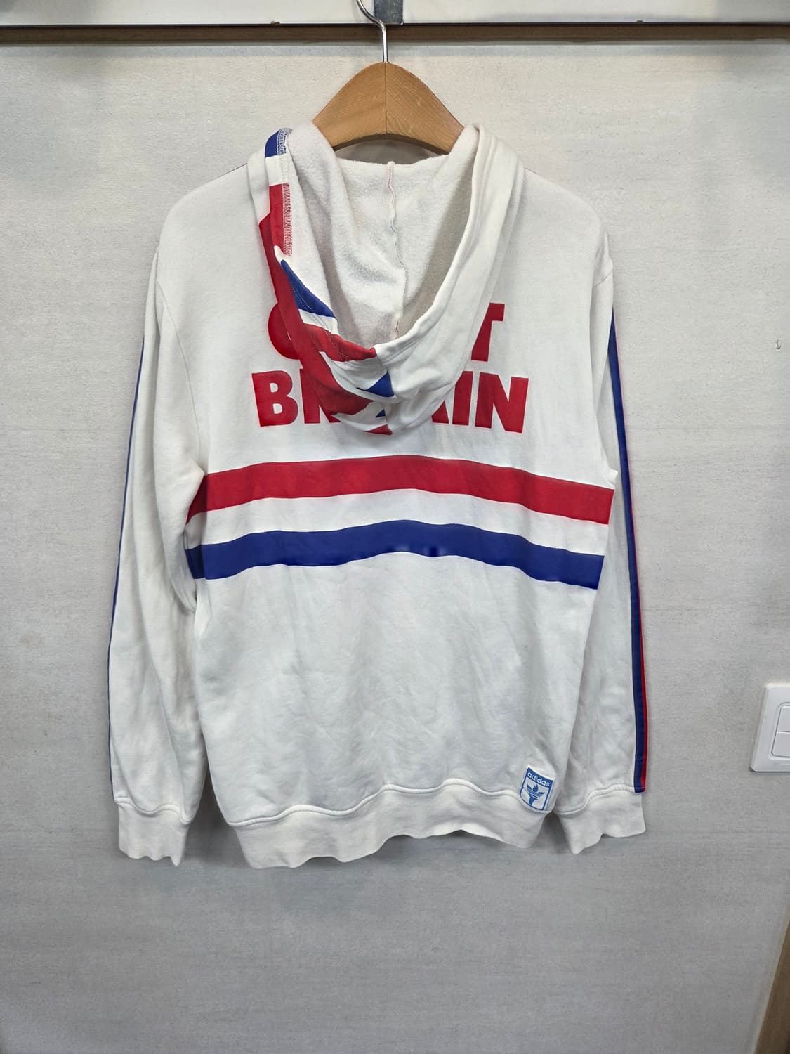 아디다스 신영국 기모 트랙 져지 후드집업 L 상품이미지2