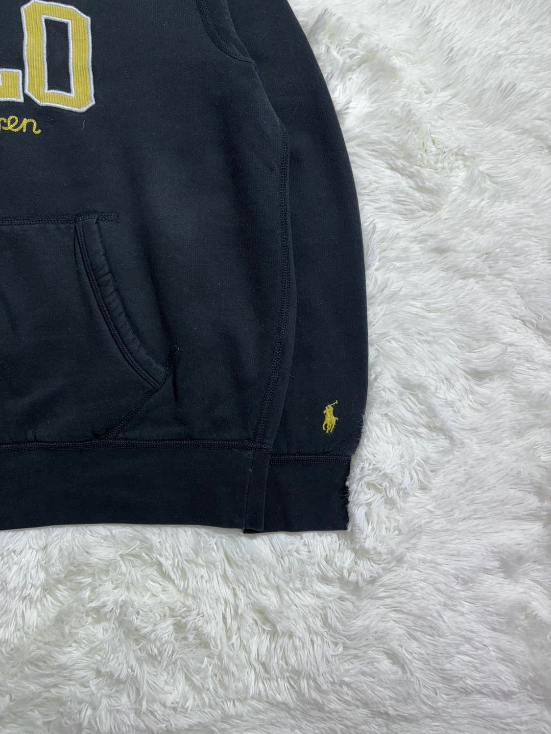 폴로 랄프로렌 블랙 빅로고 후드  상품이미지5