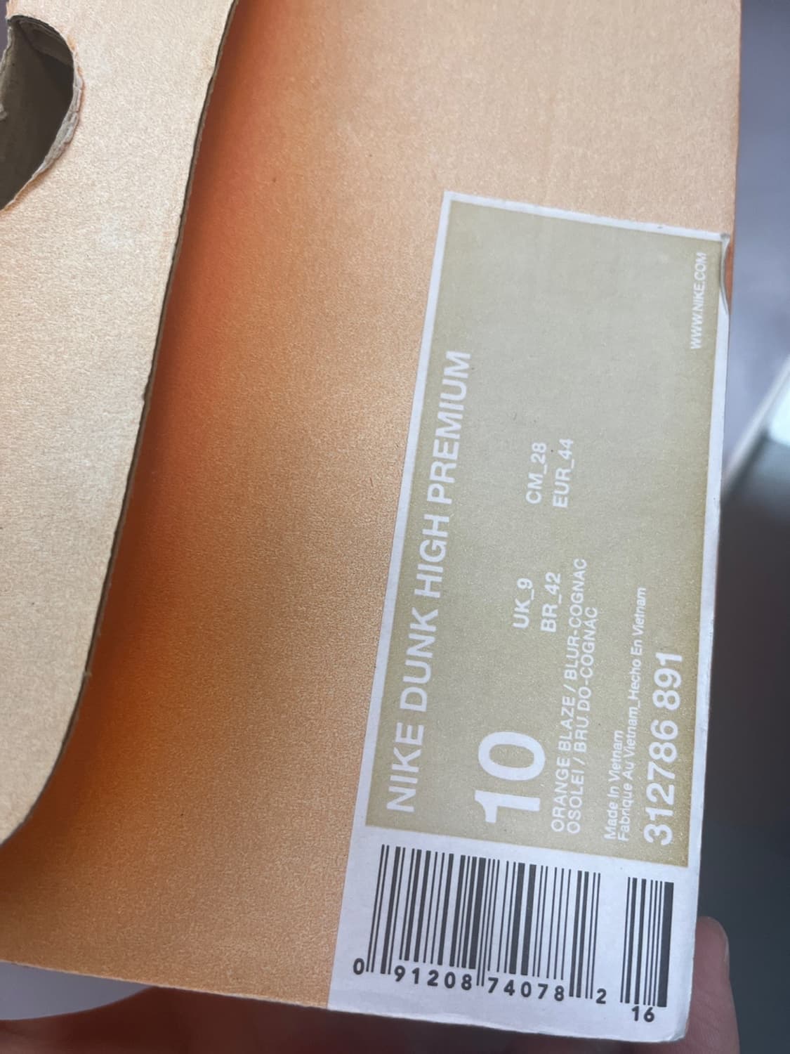 나이키 덩크하이 오렌지 블레이져 280 상품이미지2