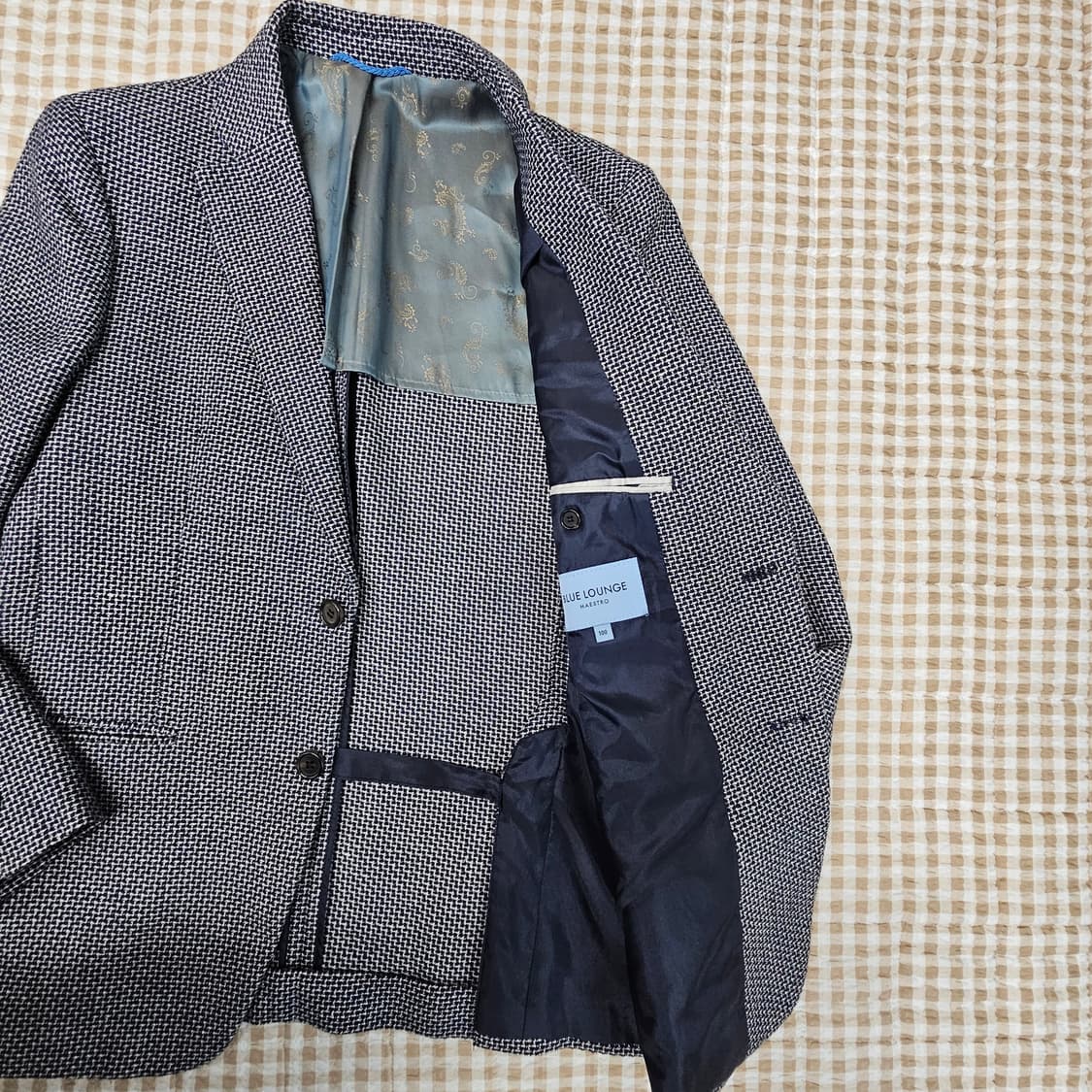 마에스트로 간절기 블레이저 자켓 남자100 상품이미지6