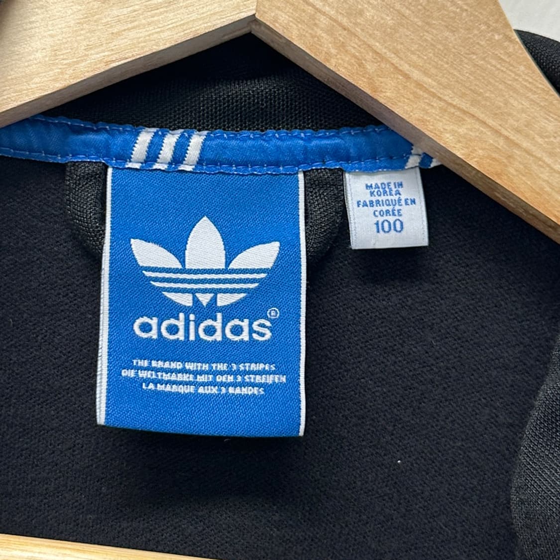 아디다스 유로파 트랩탑 져지 저지 자켓 점퍼 블랙 L 100 상품이미지5