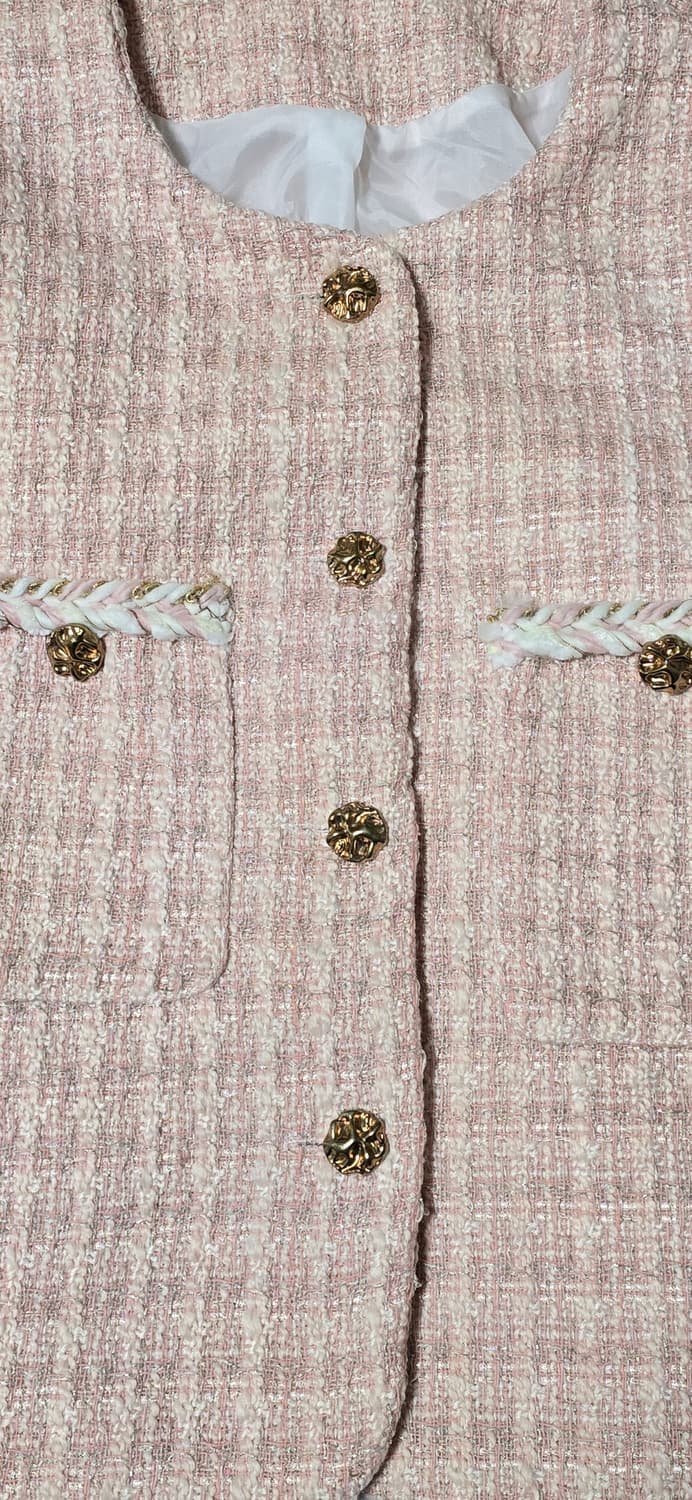 핑크 트위드 자켓 55 상품이미지3