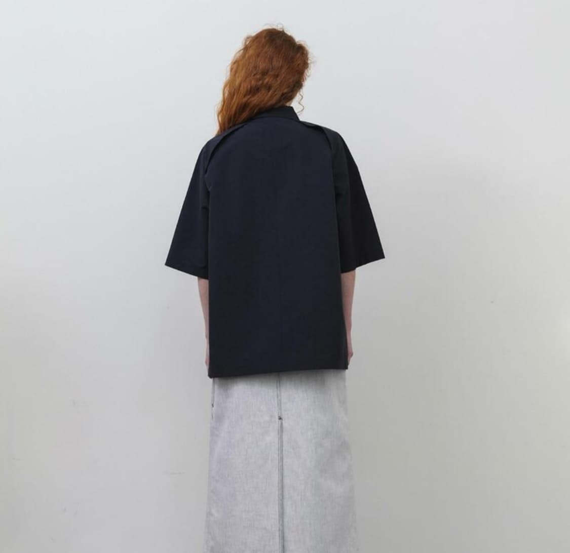 새상품) 에핑글러 pocket half sleeve shirt 네이비 반 상품이미지3