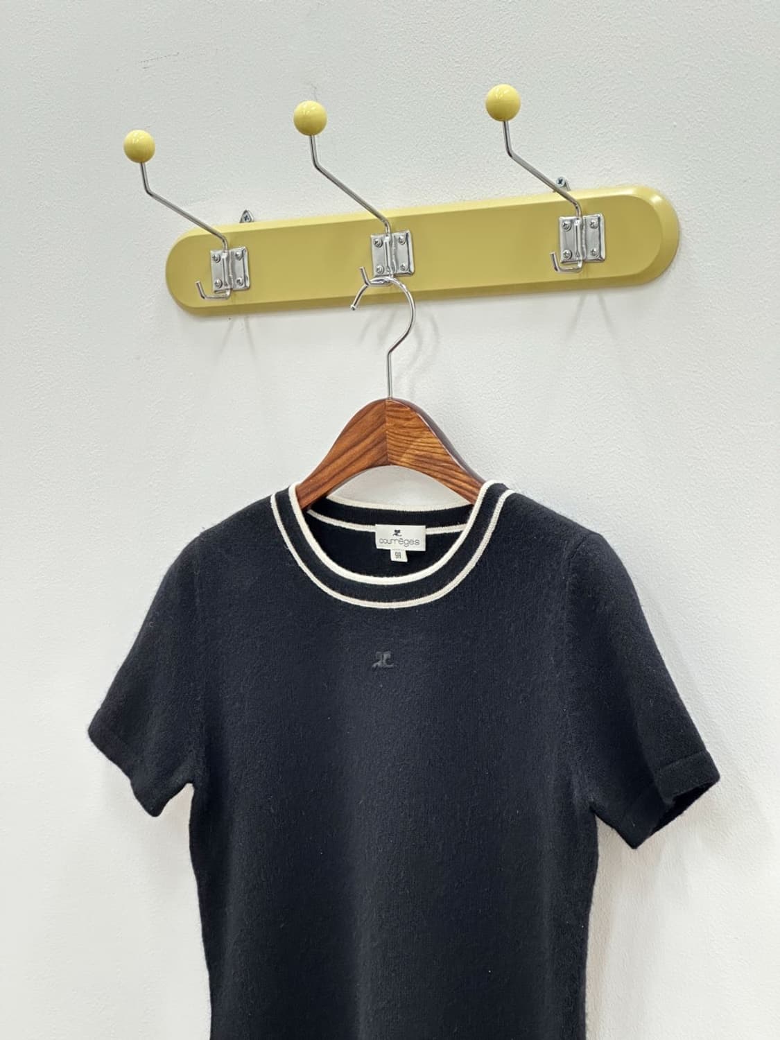 courreges / 꾸레쥬 블랙 캐시미어 니트   상품이미지2