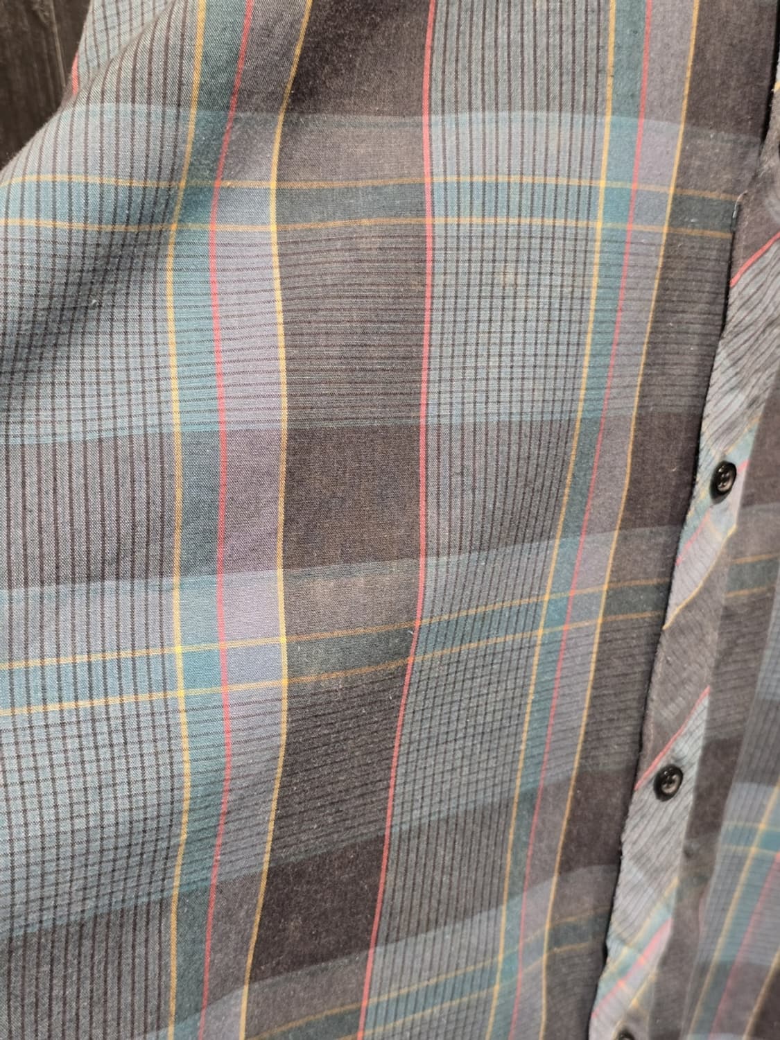 Jean Cheval Long-Sleeve Plaid Shirt 상품이미지6