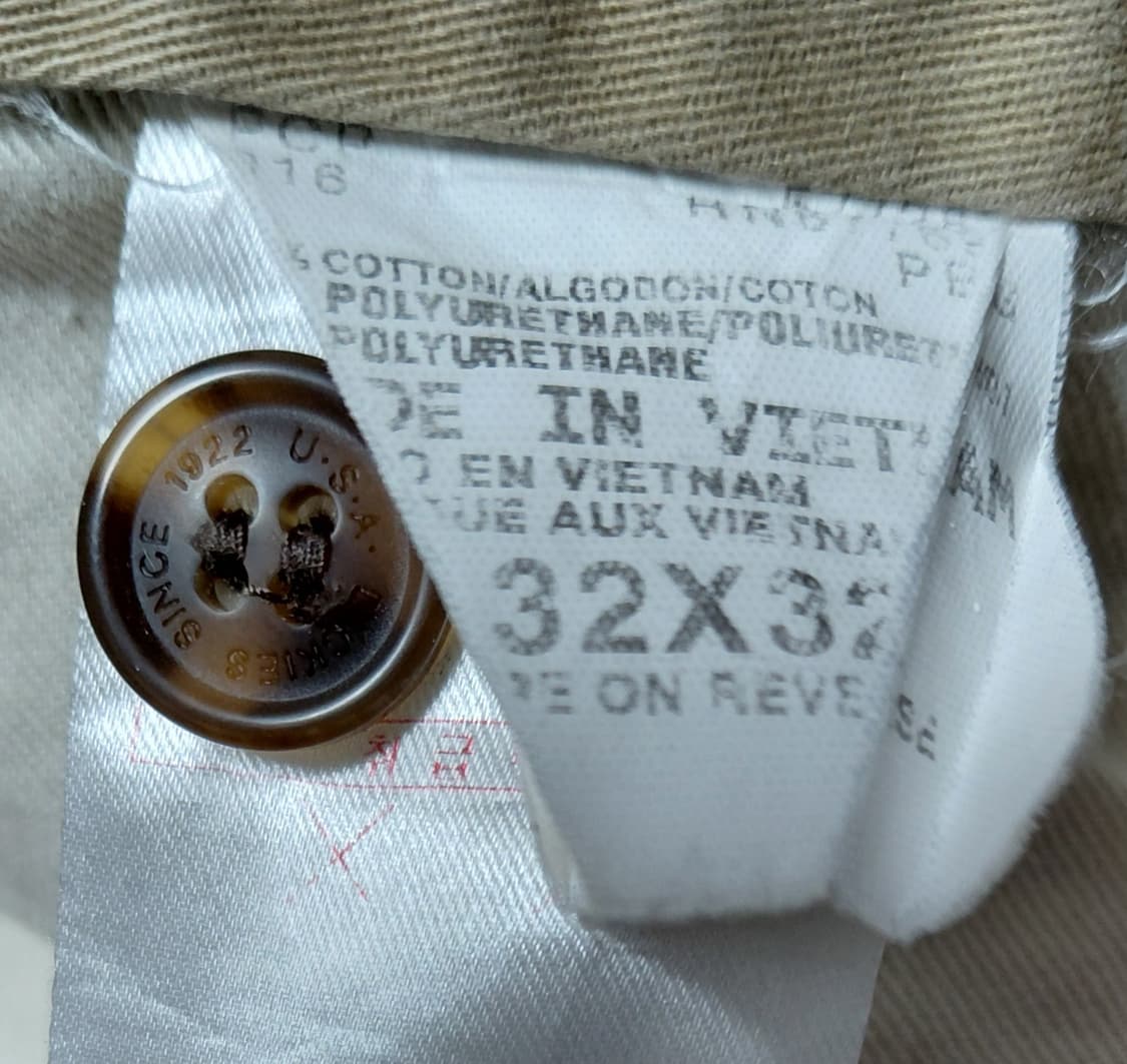 디키즈(Dickies) 슬림핏 치노 팬츠 / 샌드 베이지 (32x32) 상품이미지5