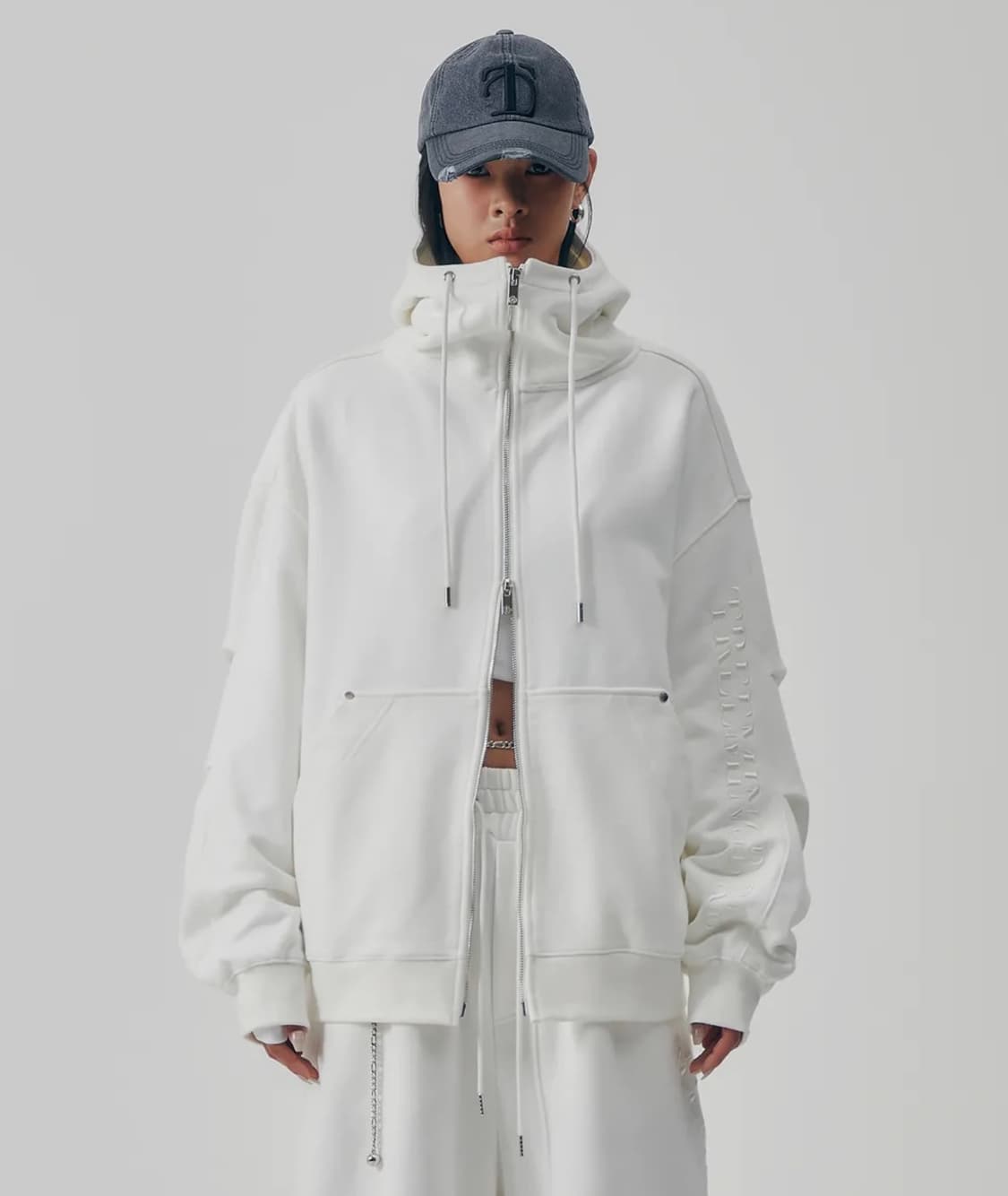 트리밍버드 Double-Tucked Set-up Hoodie Zip-up 상품이미지1