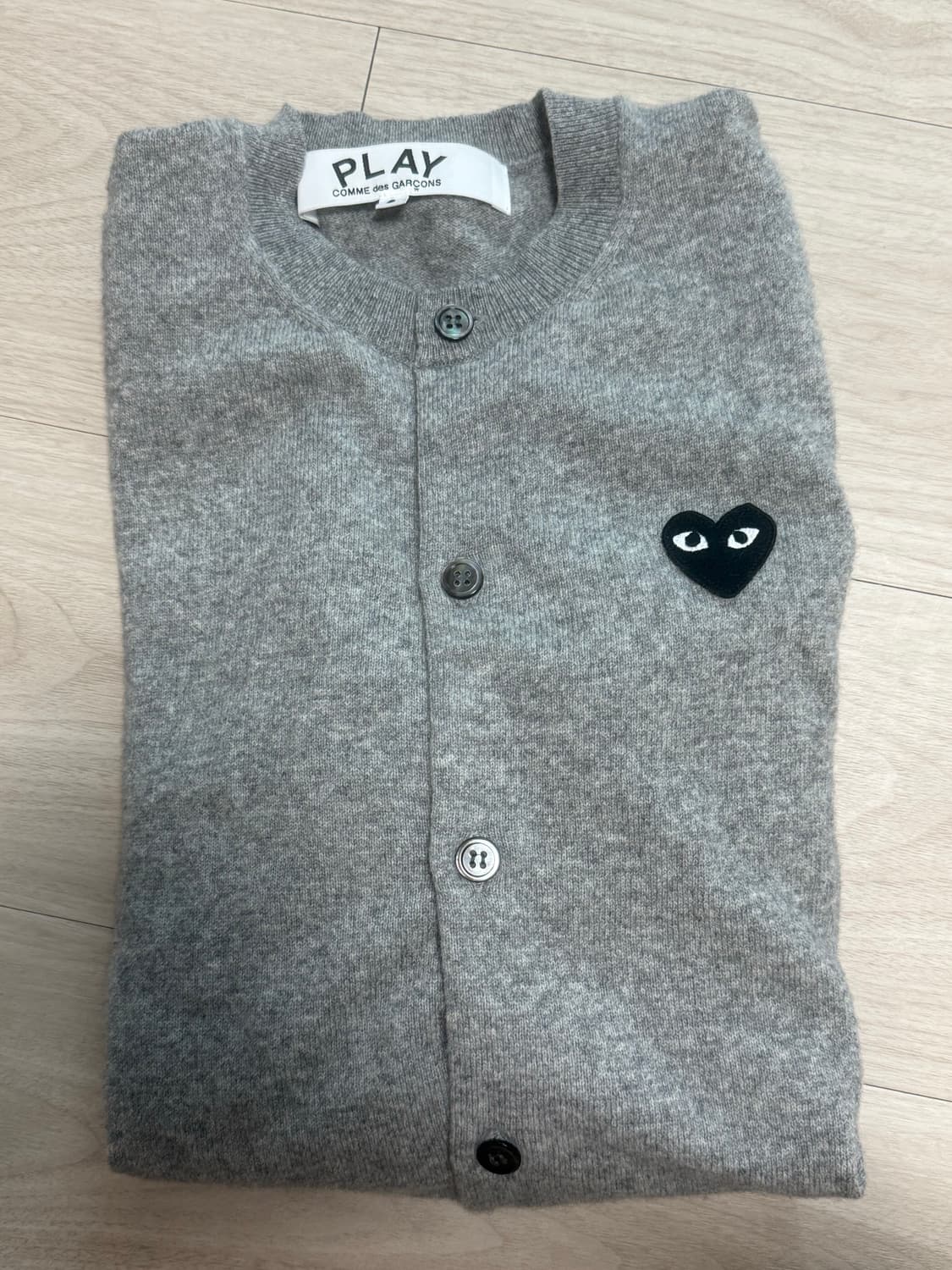 꼼데가르송 블랙와펜 가디건 상품이미지1