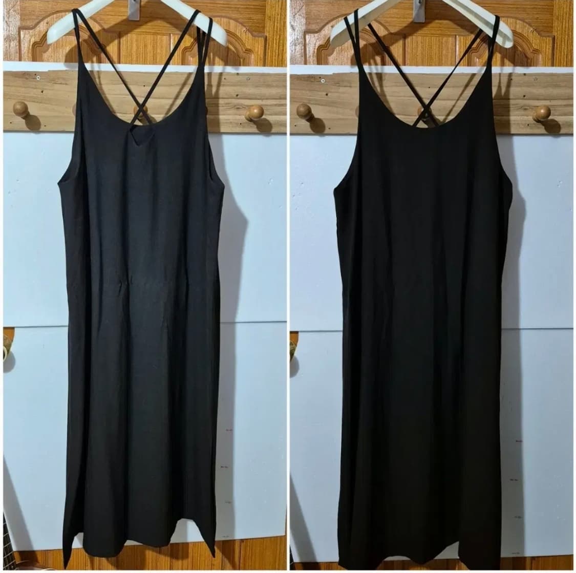 523 ) 66걸즈 고퀄리티 뷔스티에 원피스 블랙 휴양지룩 ( 새상품급 상품이미지1