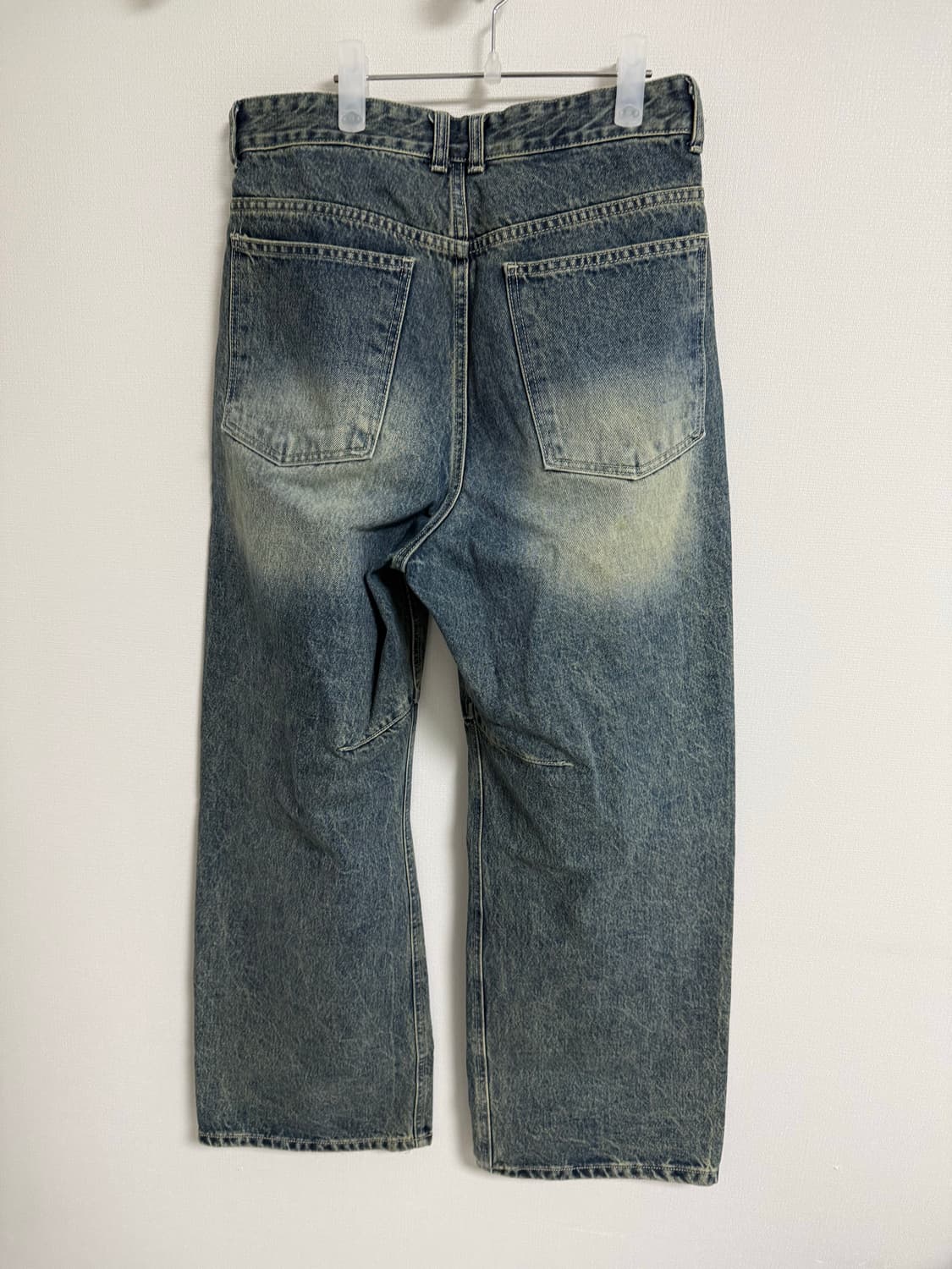 999휴머니티 커브드 데님 팬츠 딥블루 상품이미지4