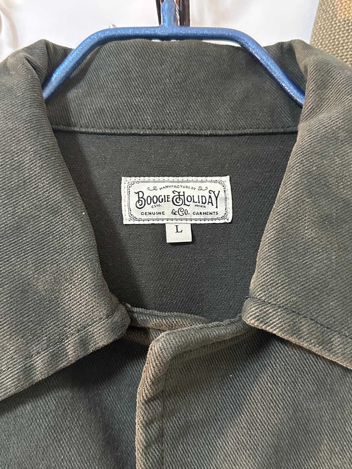 부기홀리데이 크루저 몰스킨 자켓 다크그린 (L) 상품이미지3