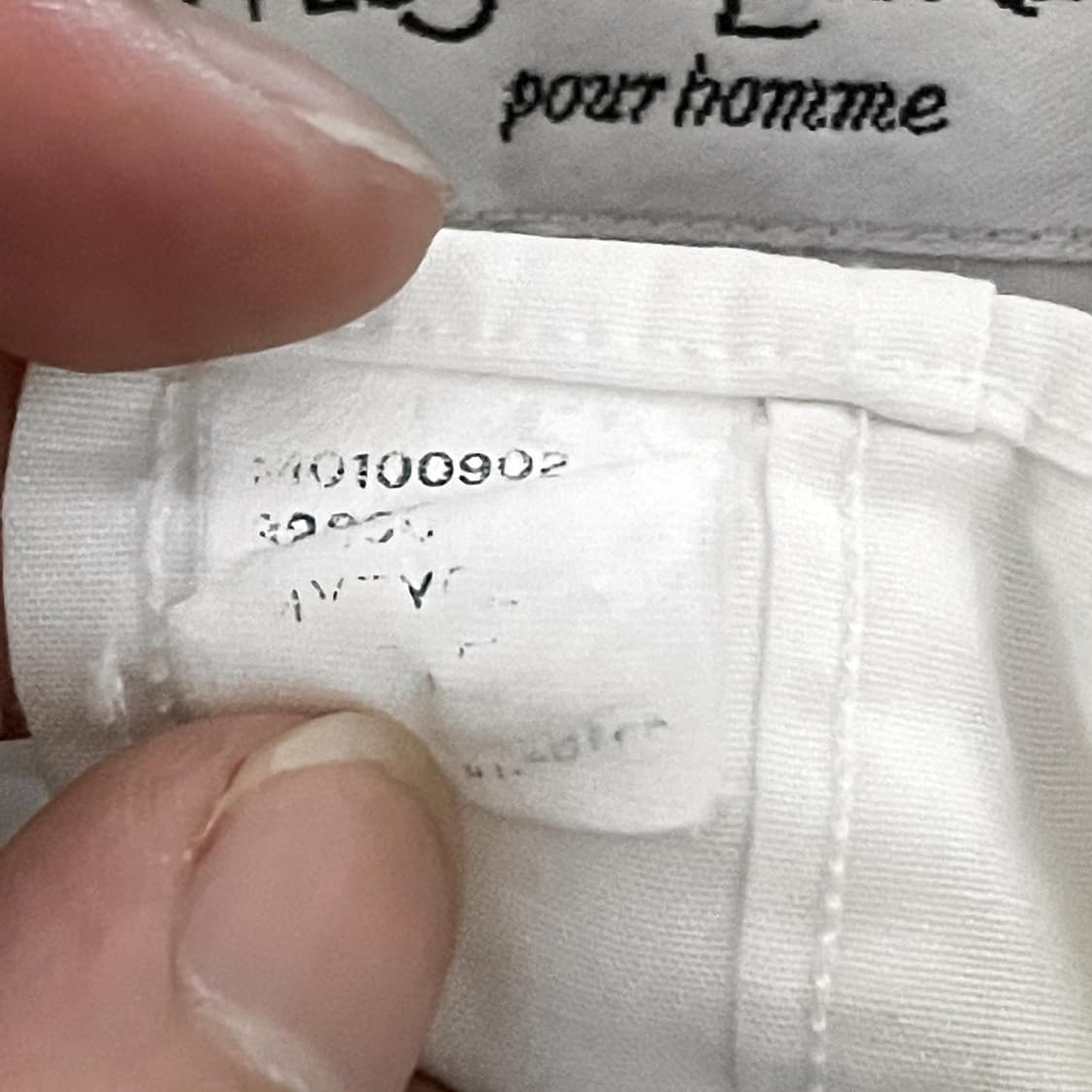 입생로랑 화이트 셔츠 상품이미지4