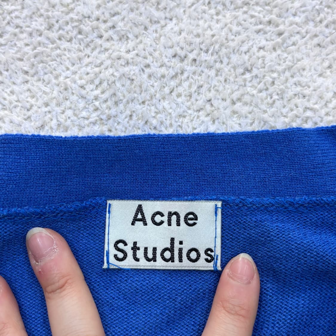 실측확인 빈티지 스몰네모패치 가디건 0429E 상품이미지3