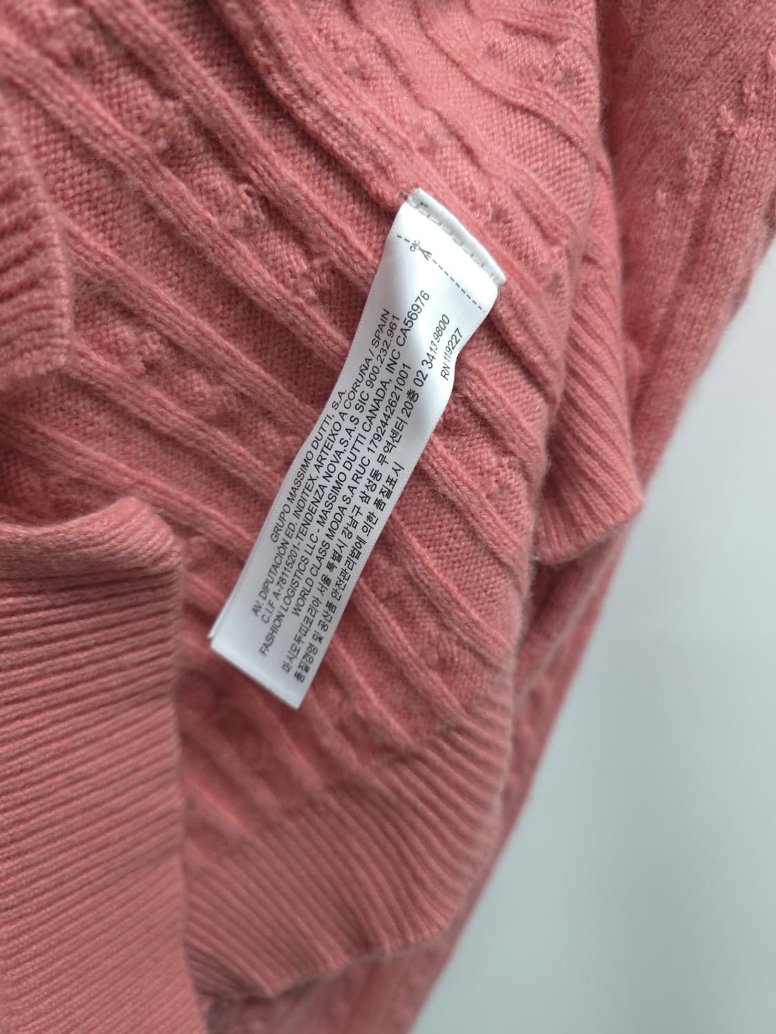 마시모두띠 여성 꽈배기 케이블 울니트(55~66) 상품이미지8