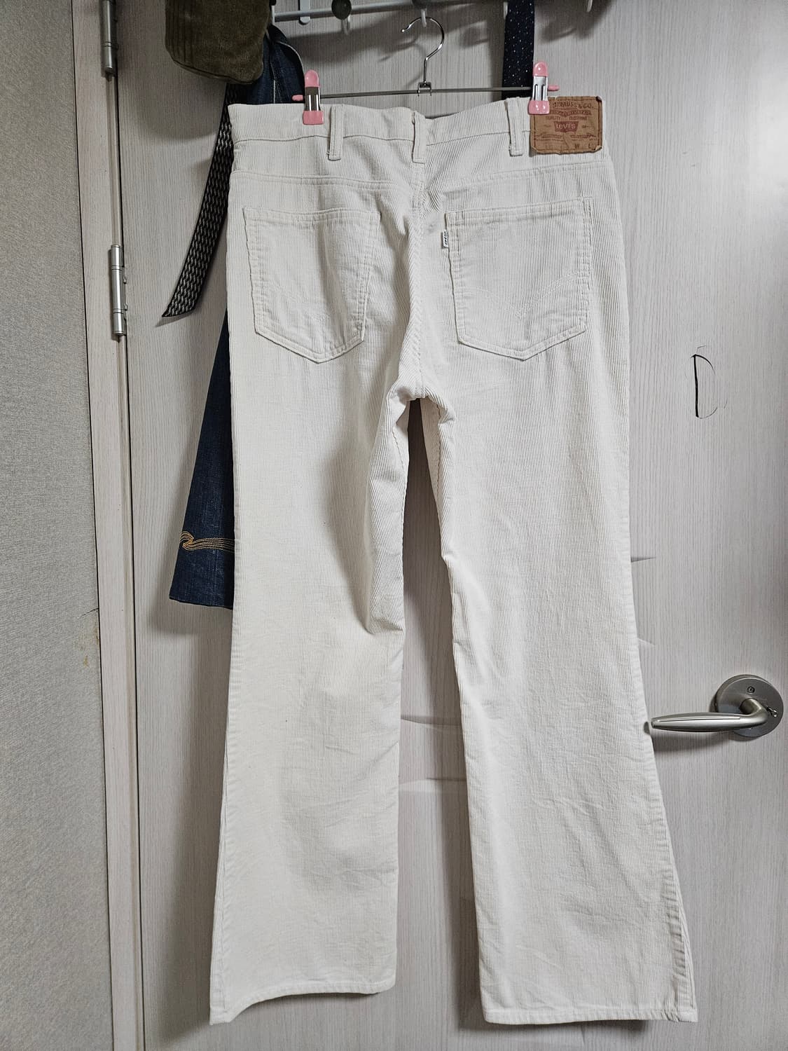 70s levis517 코듀로이 화이트탭 부츠컷 34x31 리바이스 상품이미지2