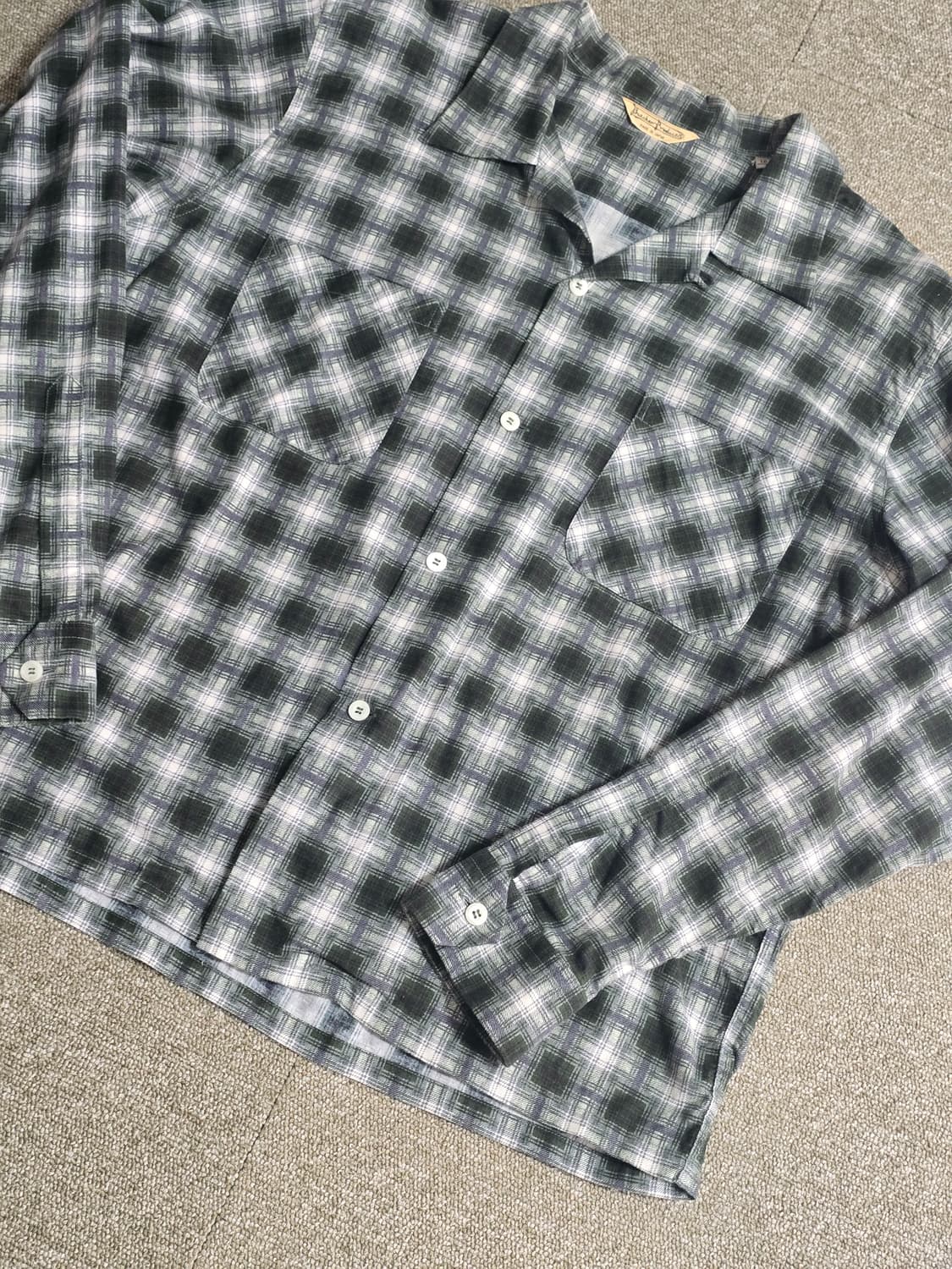 타임원클로딩 부처프로덕츠 플란넬체크셔츠 드레스셔츠 16H 엣라코 엣라스트 상품이미지2