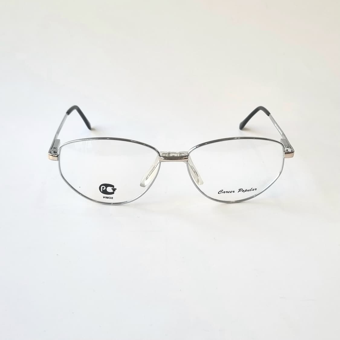 데드스탁 유럽 빈티지  실 버 오벌 빅사이즈 안경테 119 상품이미지3