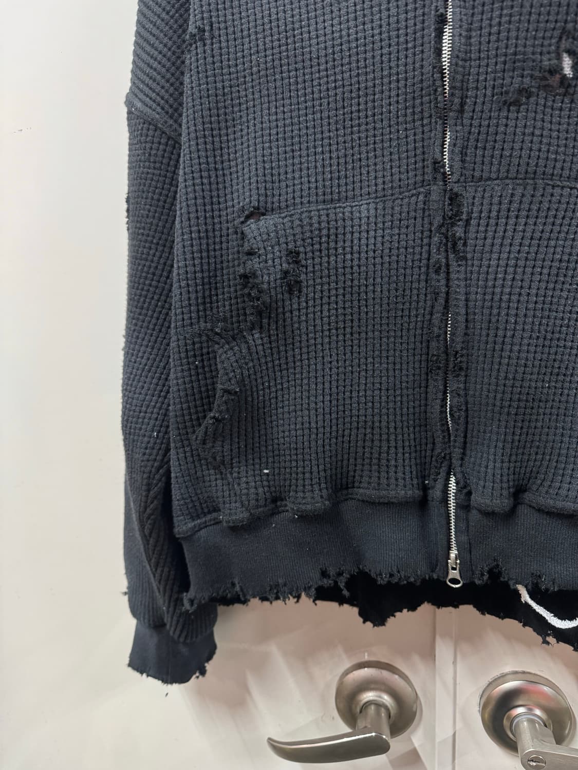 빈티지 와플 후드집업 상품이미지7