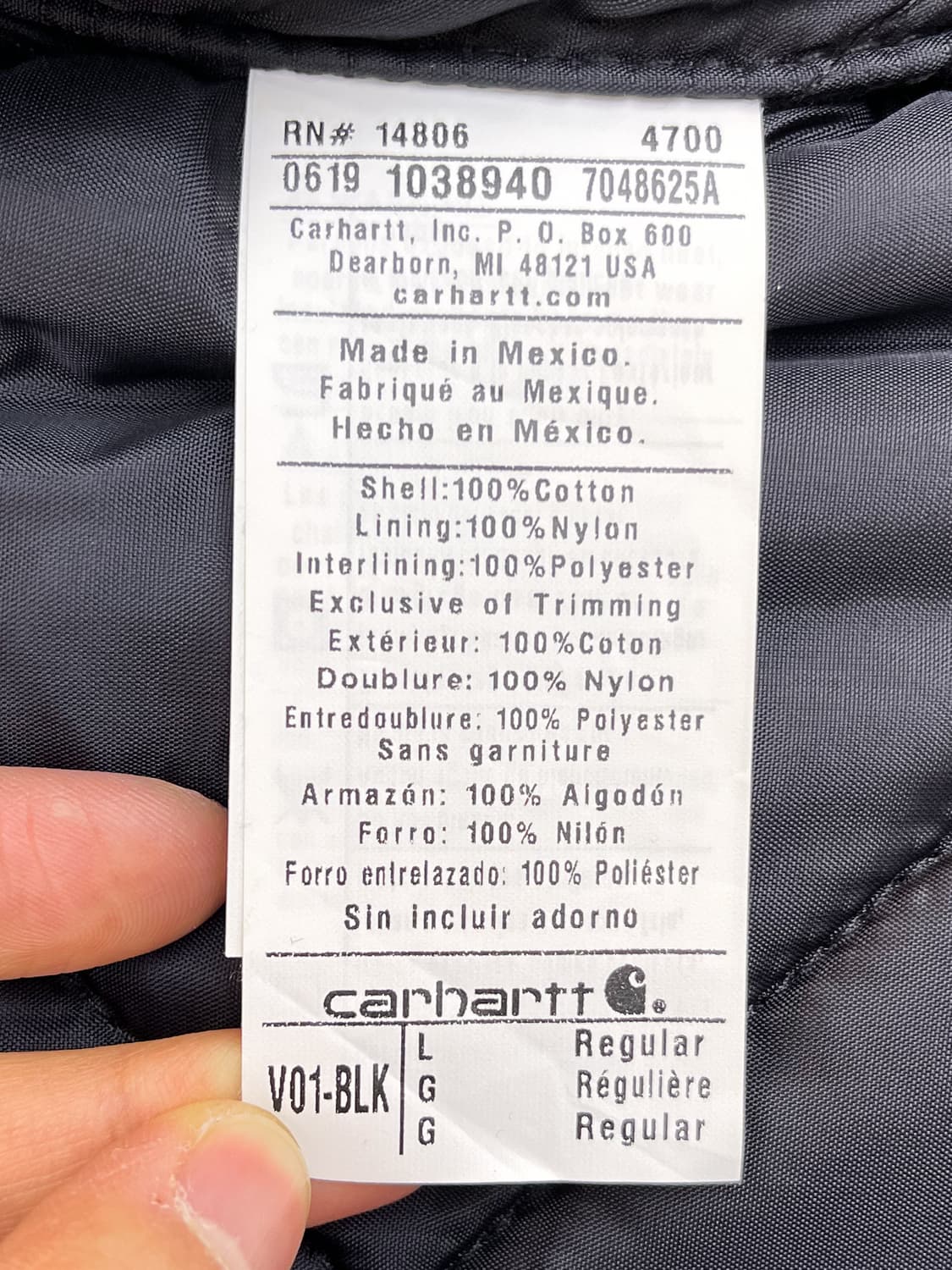 칼하트 V01 덕 캔버스 워크 베스트 상품이미지8