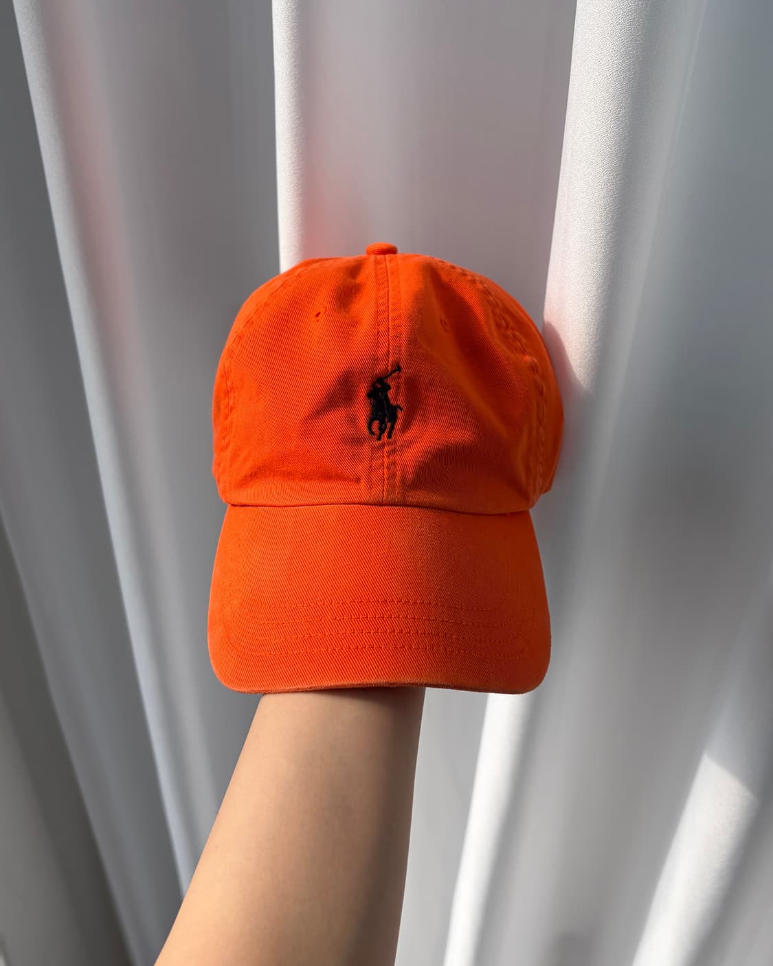 폴로 랄프로렌 클래식 코튼 치노 볼캡 오렌지  상품이미지6