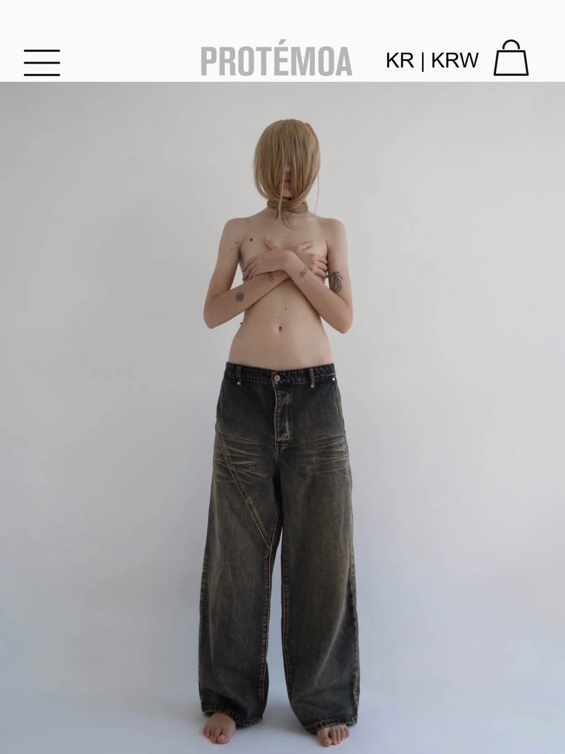 protemoa 데님 팬츠 상품이미지2