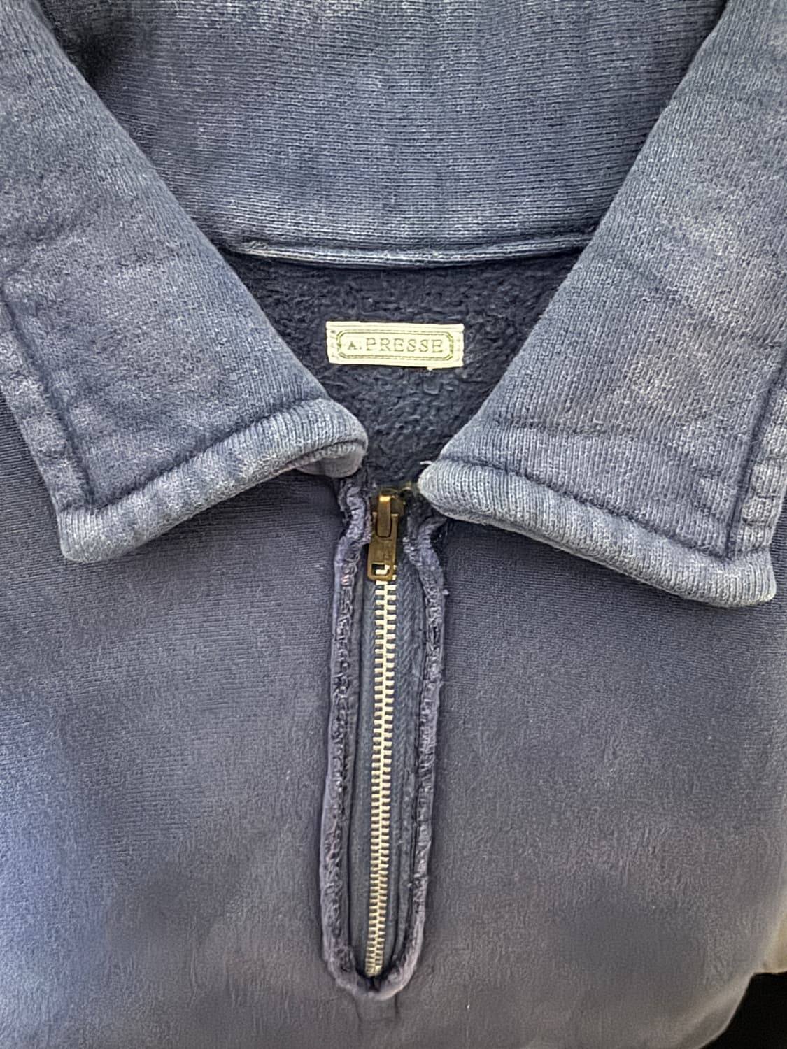 아프레쎄 하프집업 스웻셔츠 네이비 2사이즈 상품이미지6