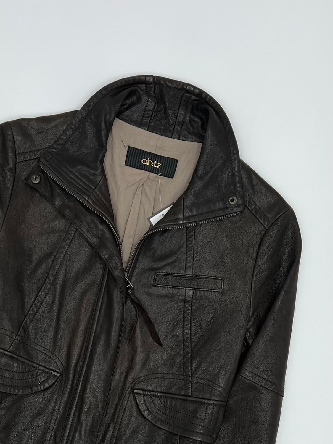 빈티지 램스킨 레더자켓 상품이미지2