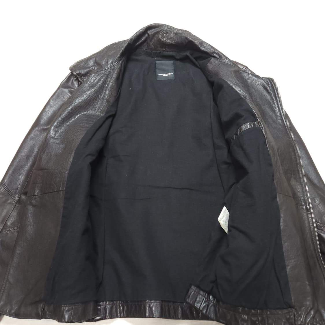 [100] 코데즈컴비인 릭맛 소가죽 자켓 닥크브라운 상품이미지9