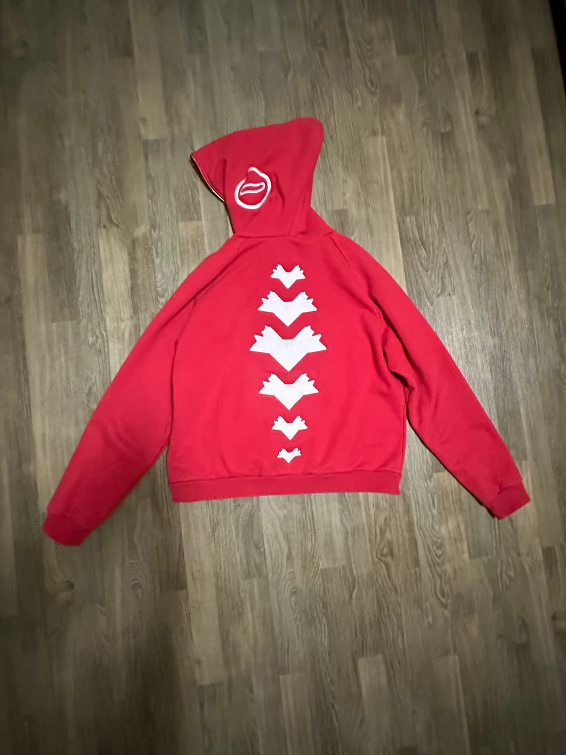 Etumikevrywear emew 후드집업 레드컬러 판매합니다 상품이미지3