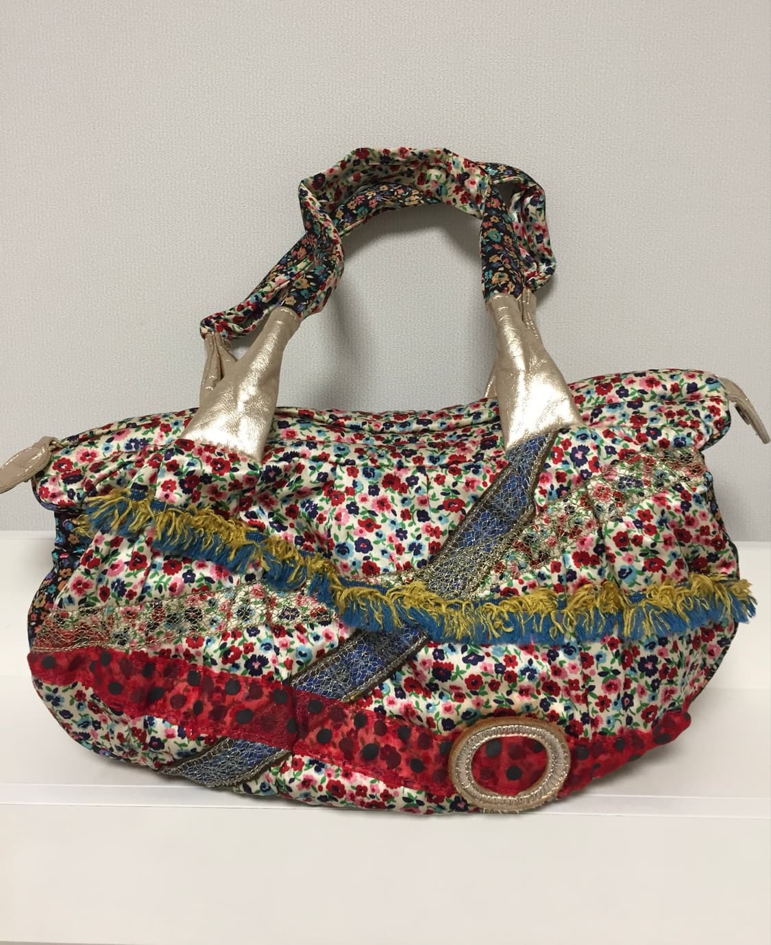Tsumori Chisato Carry 플라워 패치워크 토트백 / 숄더백 상품이미지1