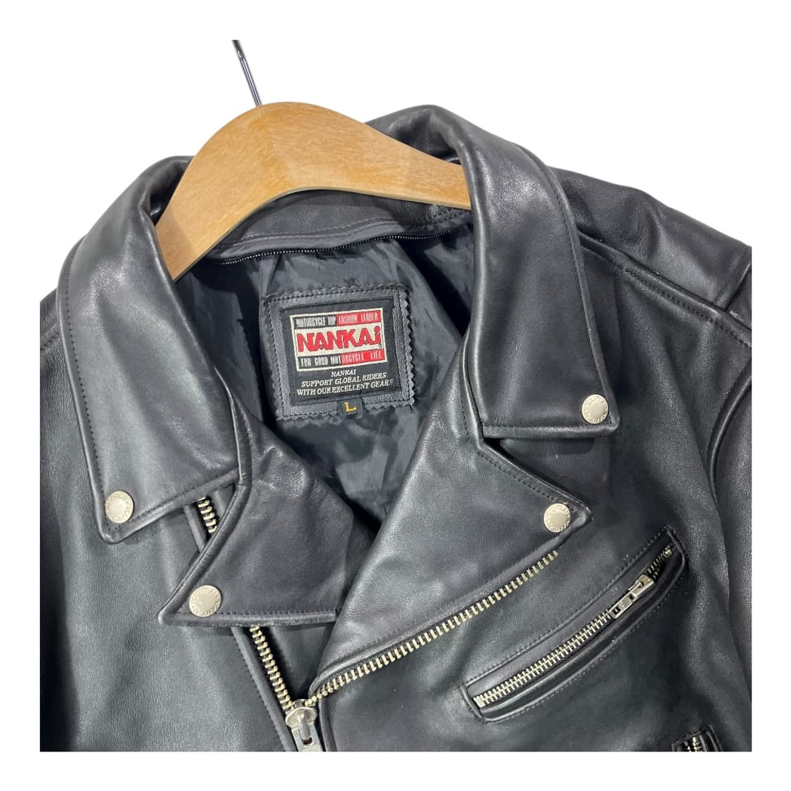 [NANKAI] 난카이 재팬 카우레더 라이더자켓 상품이미지3