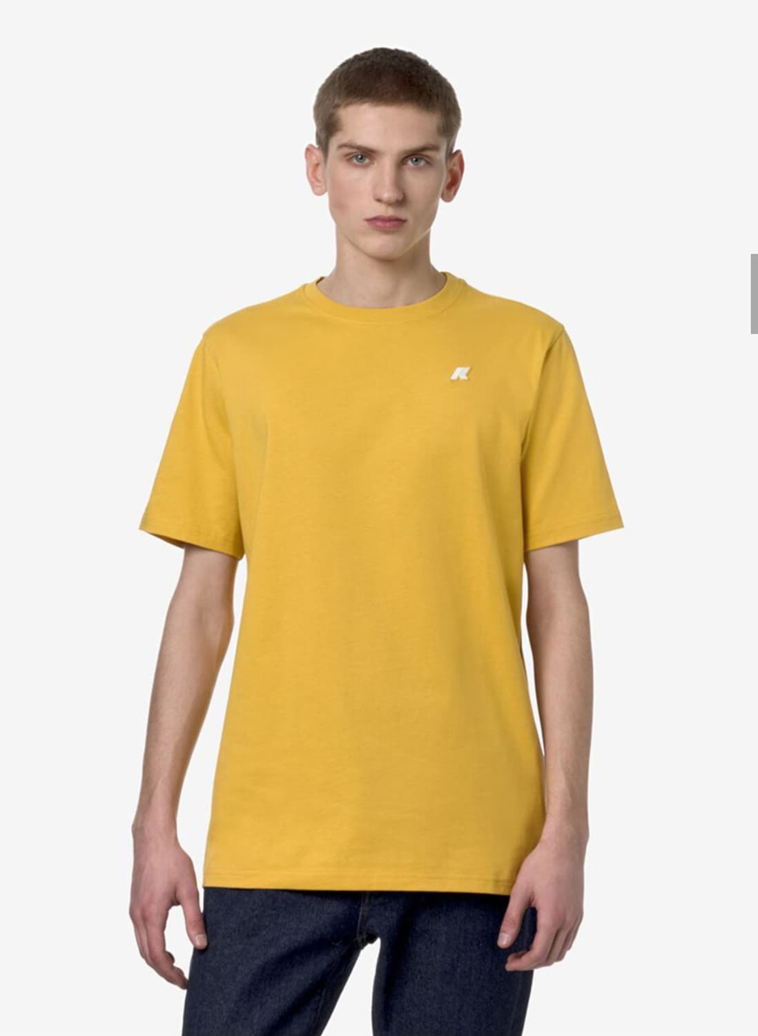 [L] 까웨 kway 반팔티셔츠 옐로우 아웃도어 상품이미지2