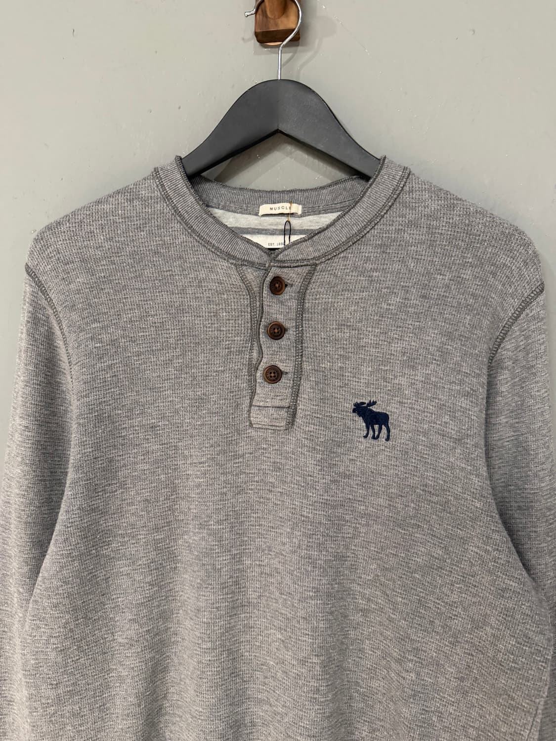 Abercrombie button-up waffle sleeve 상품이미지6