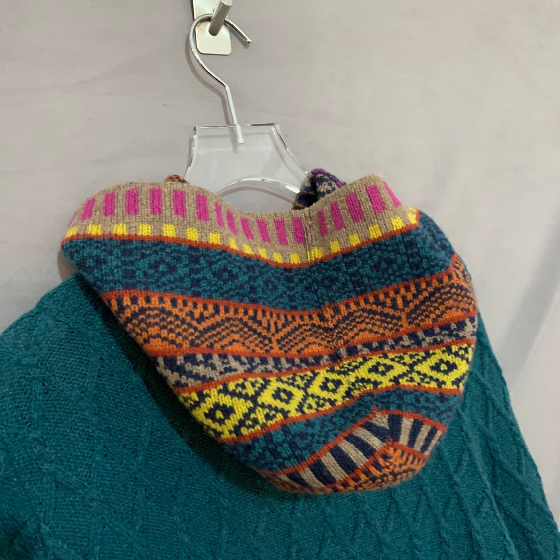 40 IVKO 모리 에스닉 히피 후드 롱 니트 가디건 코트 상품이미지3