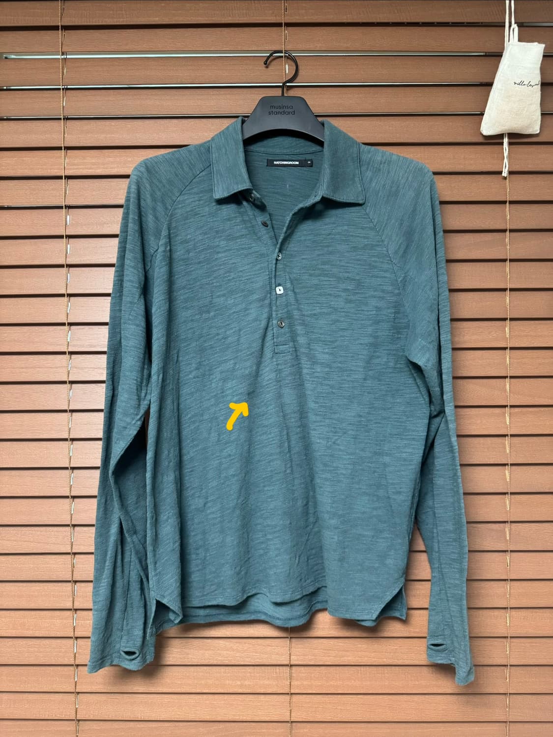 해칭룸 폴로 티 틸 그린 Polo tee teal green 2사이즈 상품이미지1