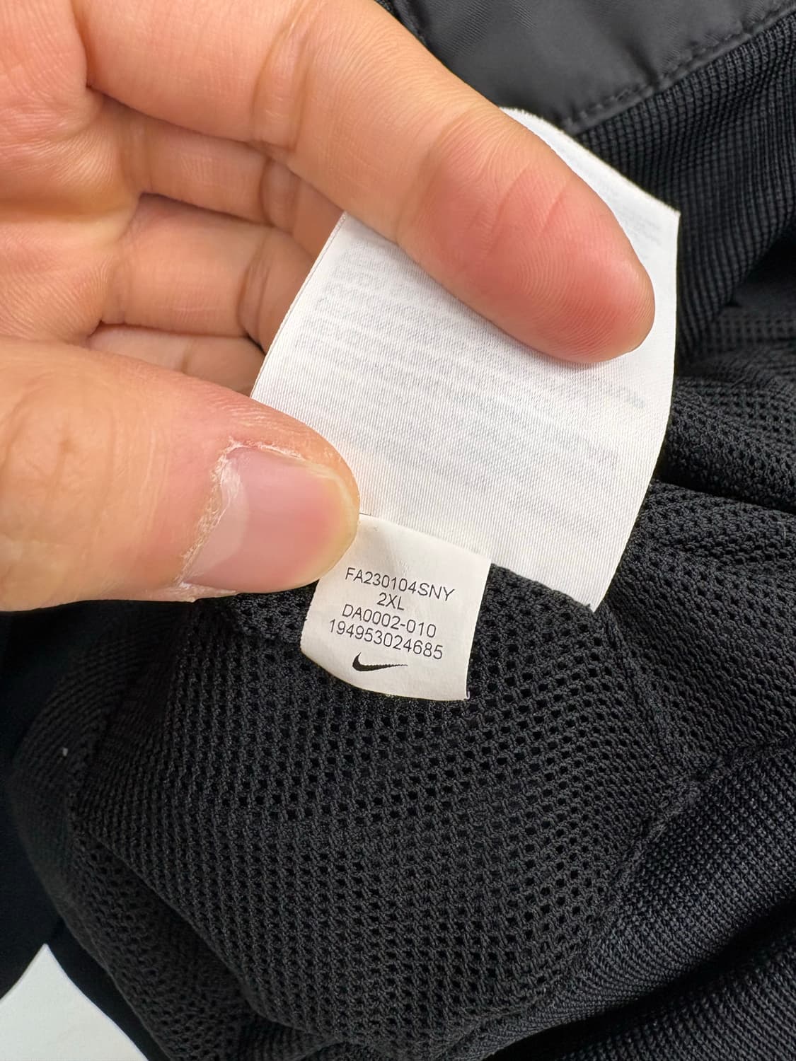 나이키 신형 우븐 윈드러너 바람막이 블랙 상품이미지7