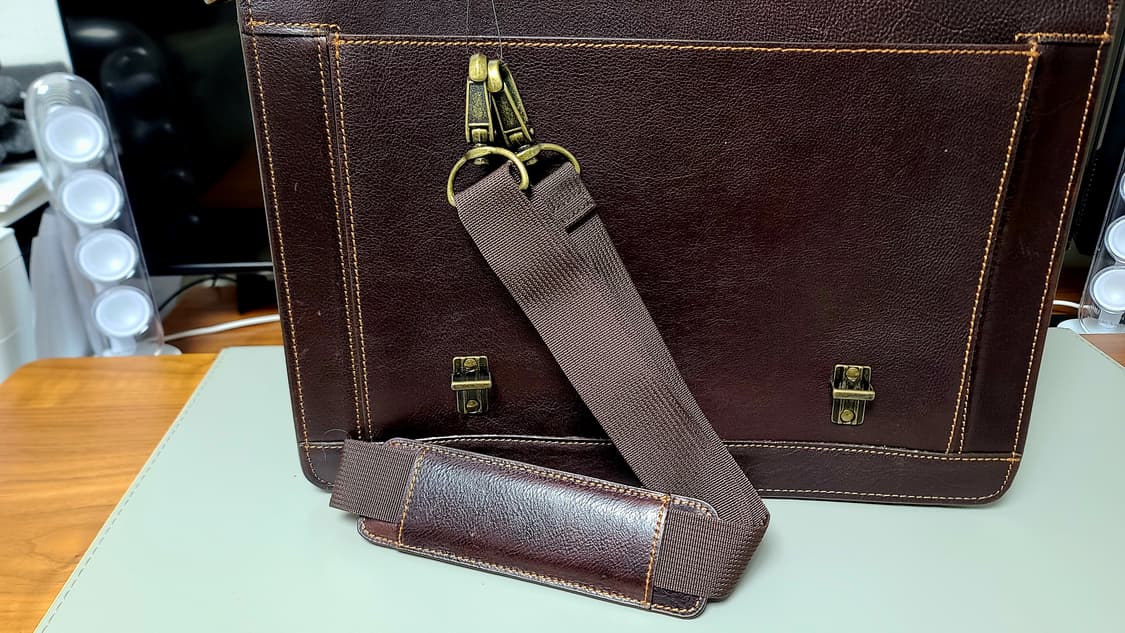 [새상품/택포함] 윌슨 레더 천연가죽 서류가방​/( 덤으로 가방 +1) 상품이미지7