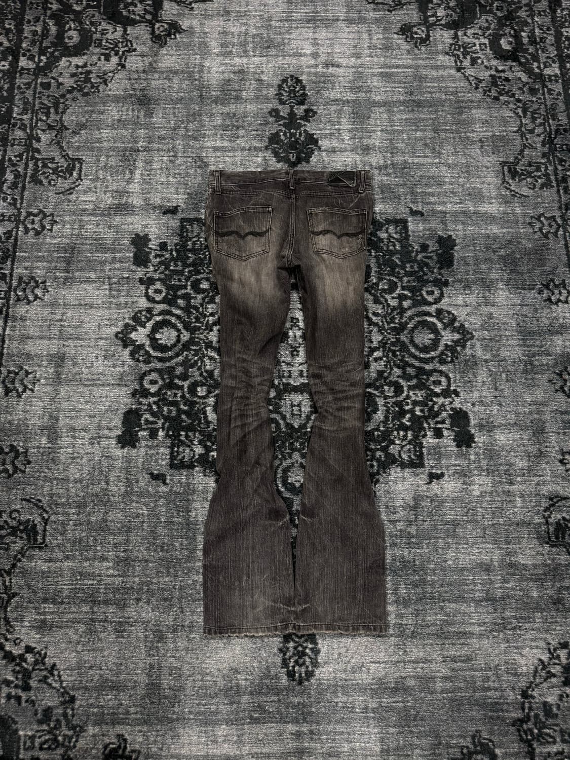 Fuga 00s damaged grey washing demim pant 상품이미지7