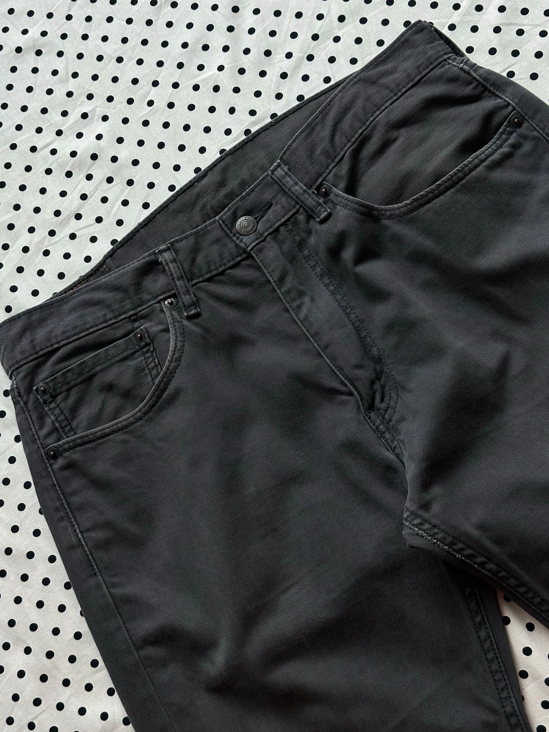 리바이스 505 레귤러 다크그레이 데님팬츠 상품이미지3