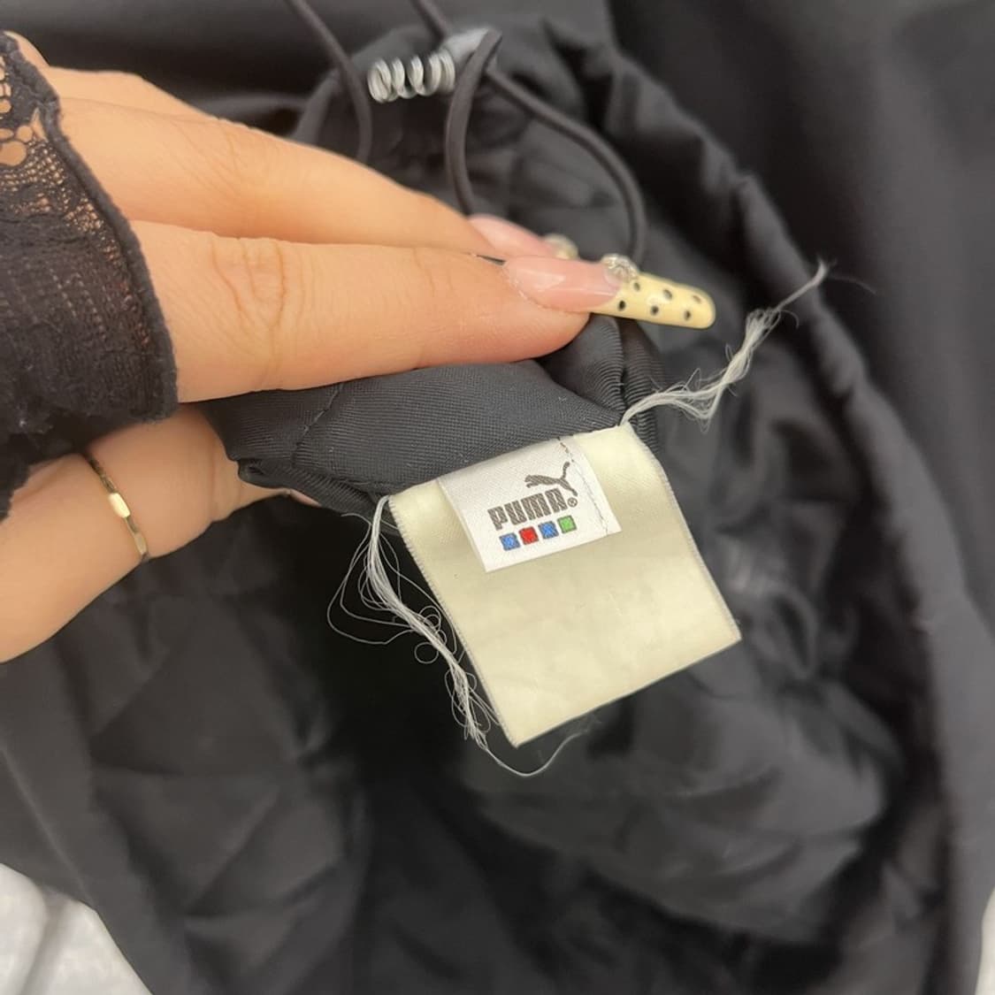 푸마 올드스쿨 레트로 슬리브배색 바람막이 자켓 L C09994 상품이미지6